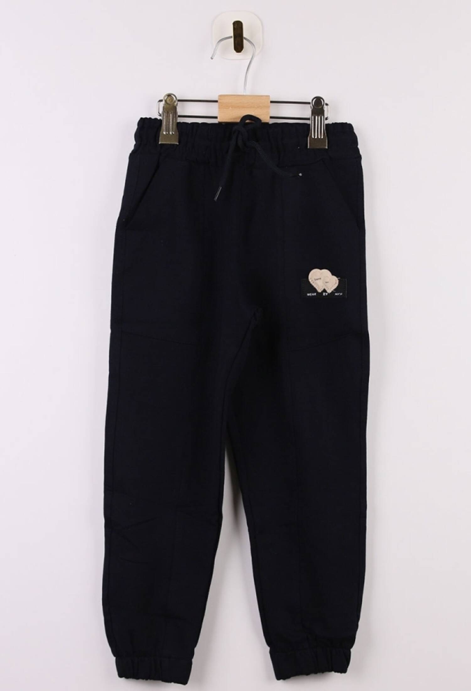 Kalp Nakışlı Kız Tek Alt - Brand: CARİBOU - Kids & Bby Clothes From Peralane Kids Turkey