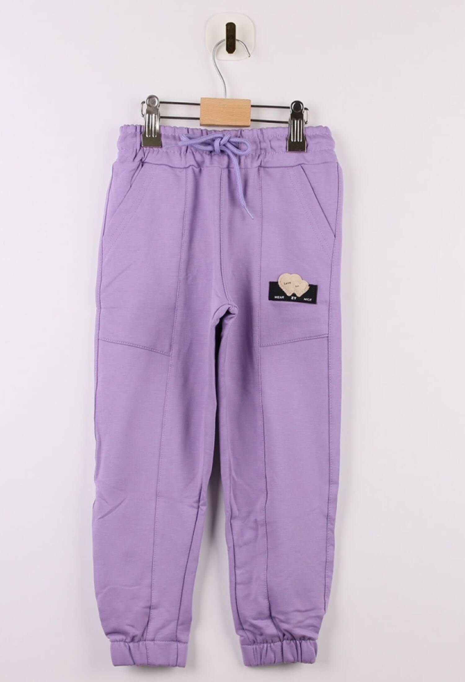 Kalp Nakışlı Kız Tek Alt - Brand: CARİBOU - Kids & Bby Clothes From Peralane Kids Turkey