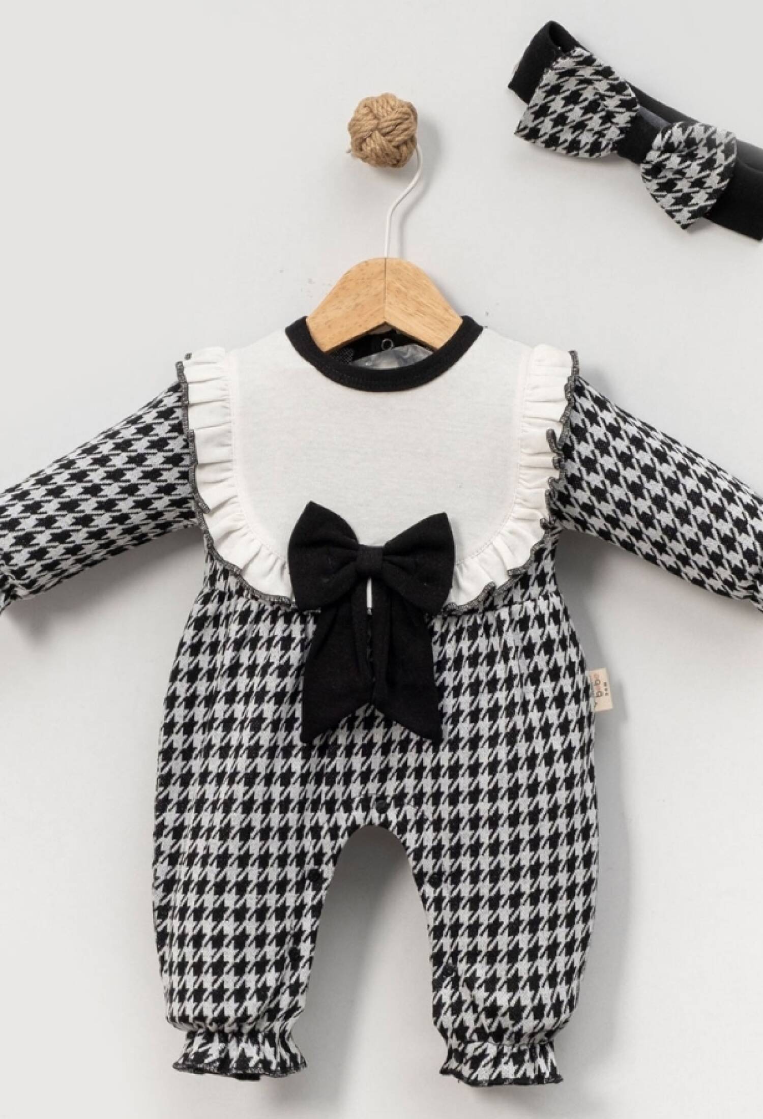 Kazayağı Desenli Kız Bebe Tulum - Brand: CAYZEN - Kids & Bby Clothes From Peralane Kids Turkey