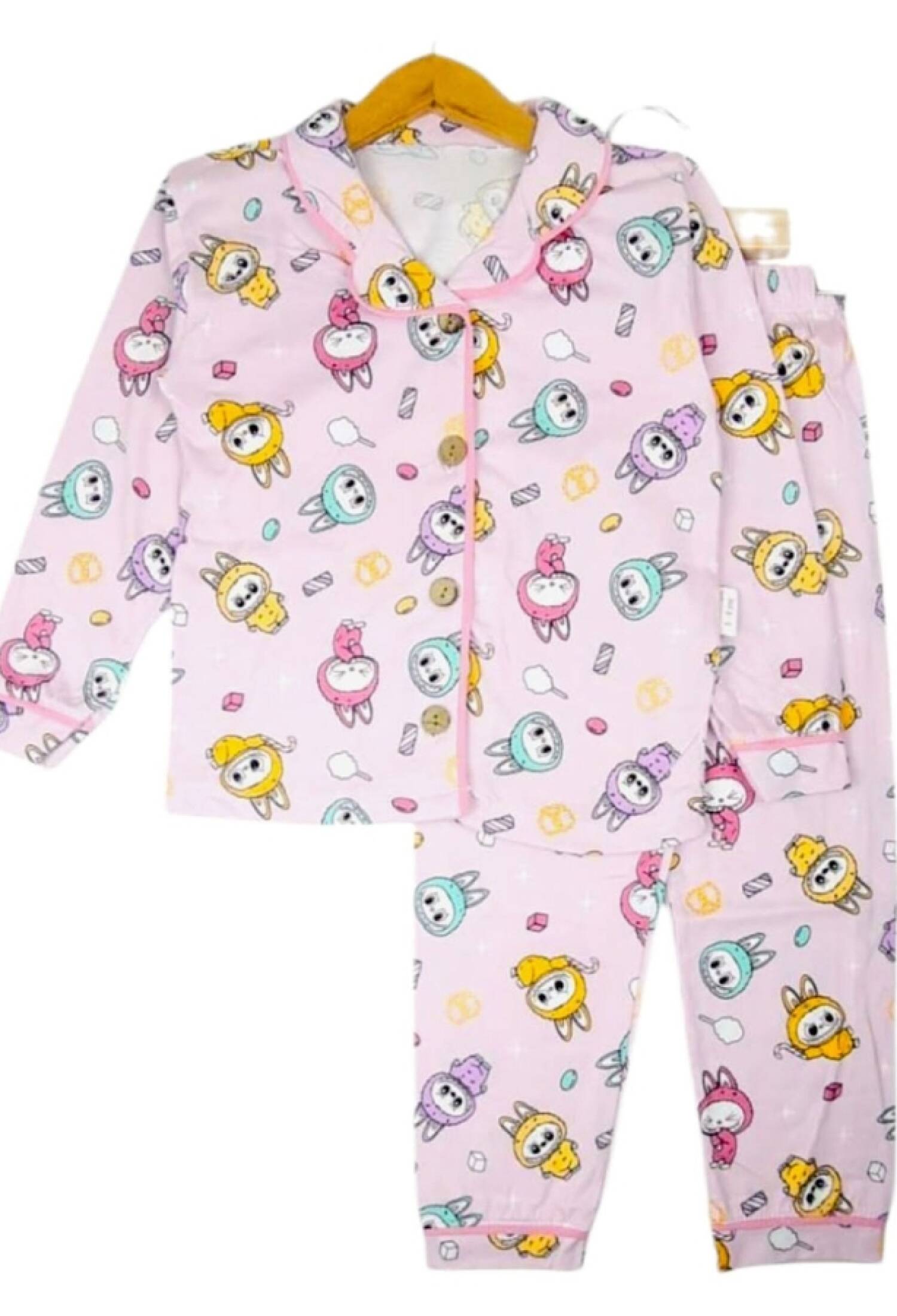 Labubu Baskılı Kız Pijama Takım - Brand: SÜPERMİNİ - Kids & Bby Clothes From Peralane Kids Turkey