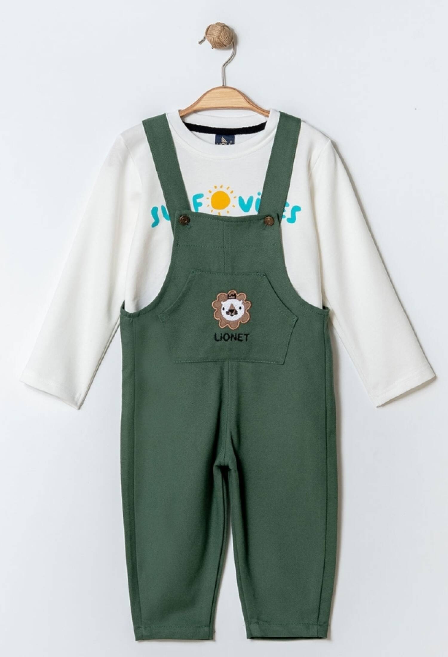 Lionet Baskılı Salopet Erkek Takım - Brand: BARKOD - Kids & Bby Clothes From Peralane Kids Turkey