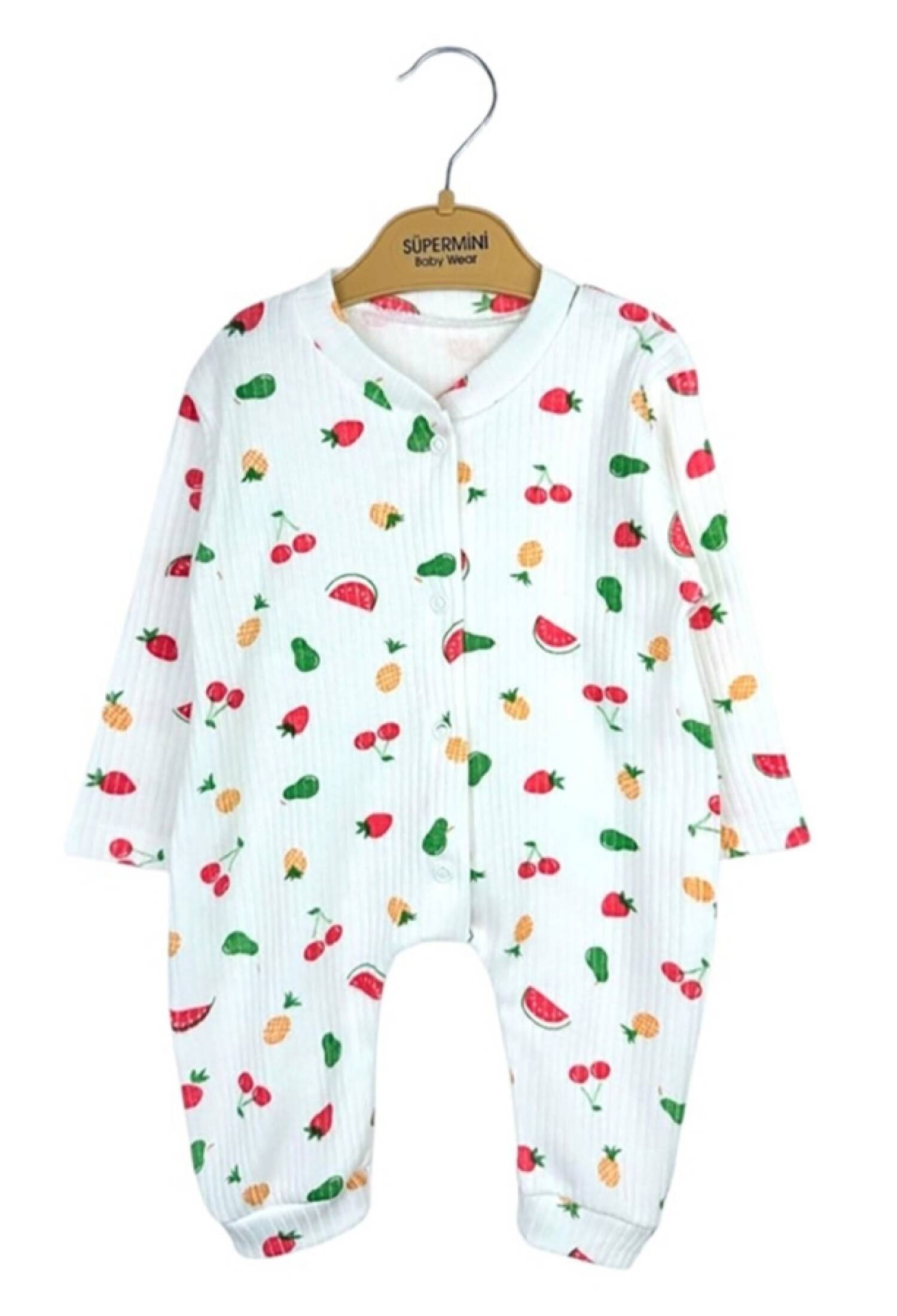 Meyve Desenli Kız Bebek Tulum - Brand: SÜPERMİNİ - Kids & Bby Clothes From Peralane Kids Turkey