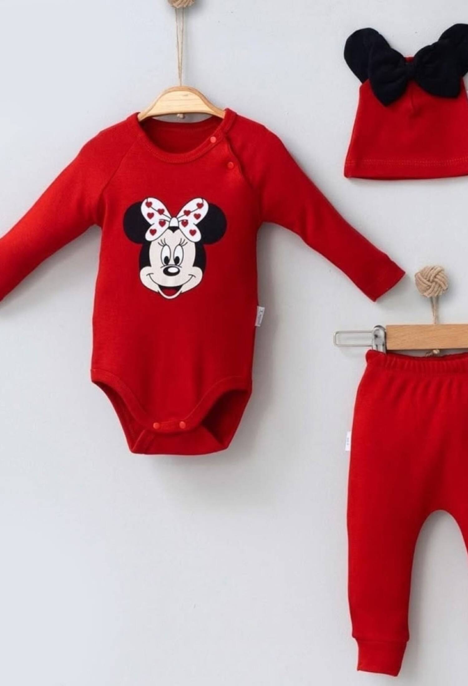 Minnie Baskılı Kız Bebe Takım - Brand: CAYZEN - Kids & Bby Clothes From Peralane Kids Turkey