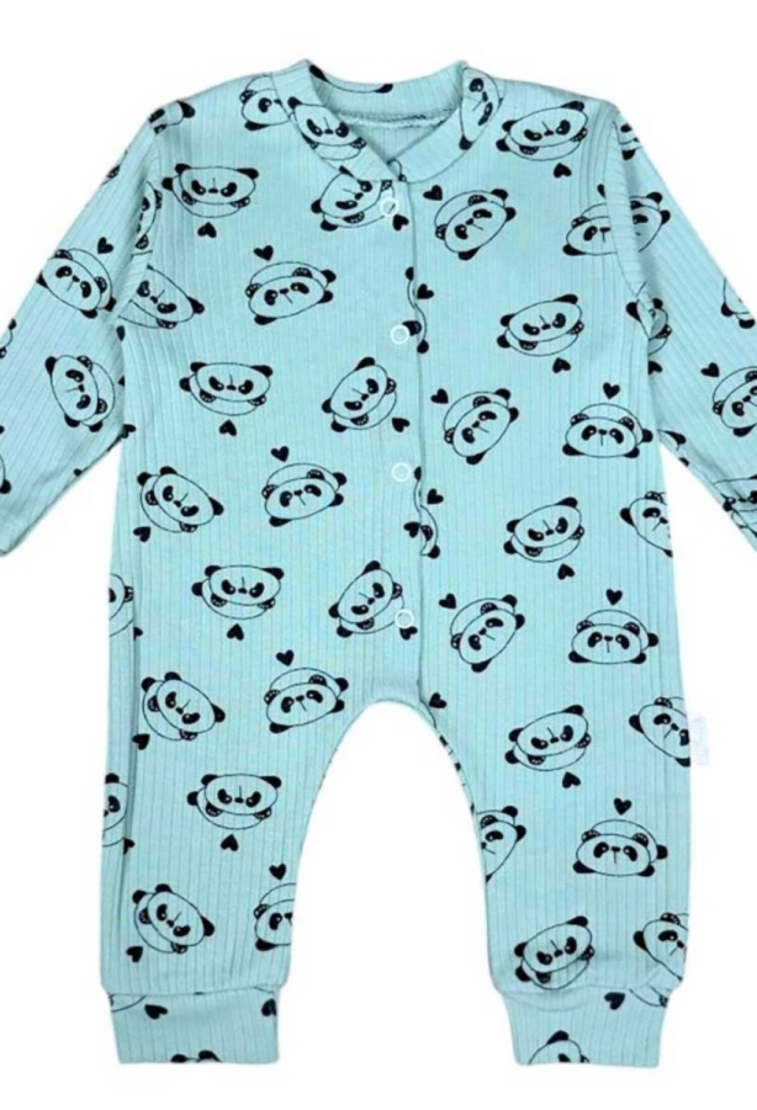 Panda Desenli Erkek Bebe Tulum - Brand: SÜPERMİNİ - Kids & Bby Clothes From Peralane Kids Turkey