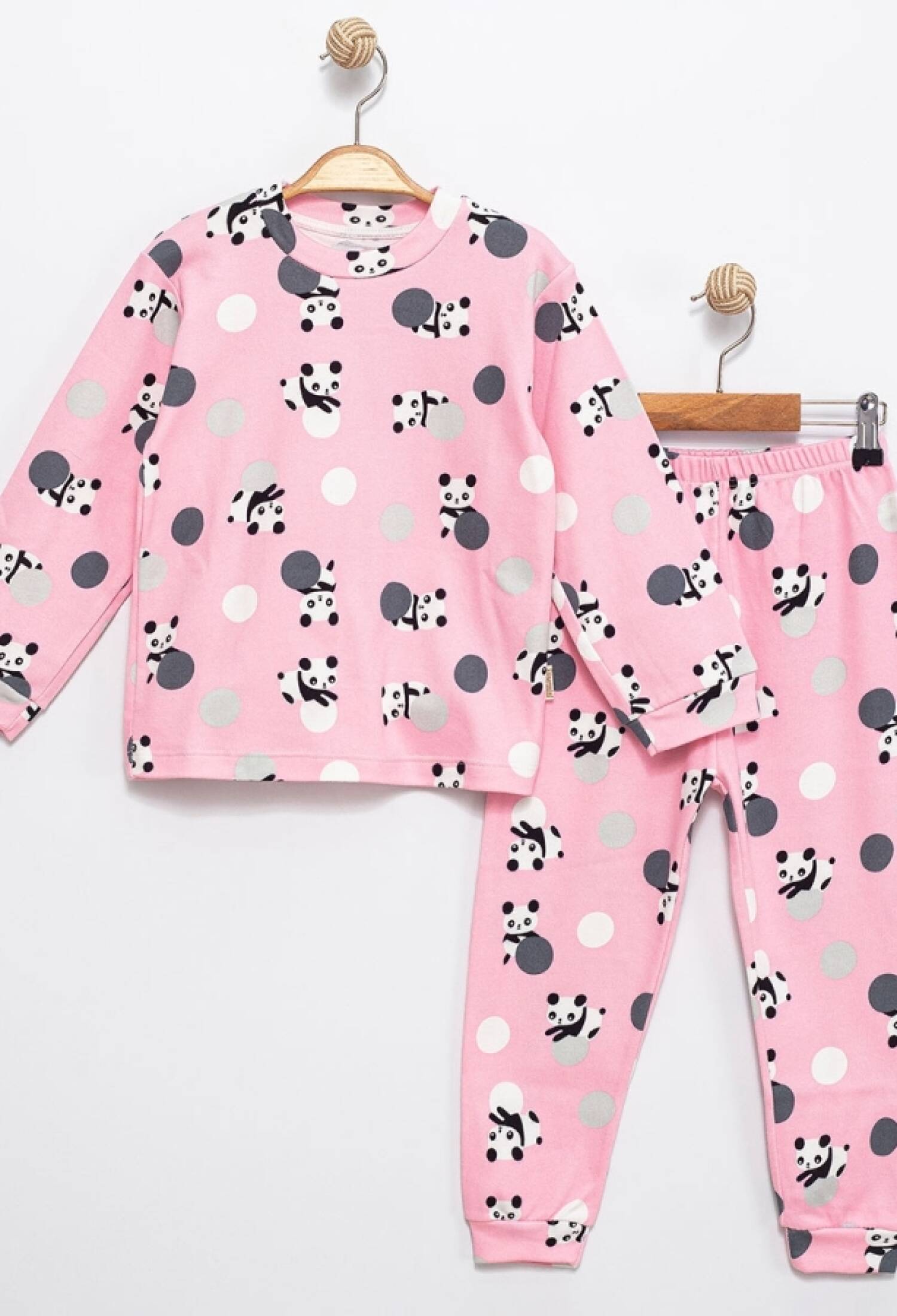 Panda Desenli Unisex Pijama Takım - Brand: SÜPERMİNİ - Kids & Bby Clothes From Peralane Kids Turkey