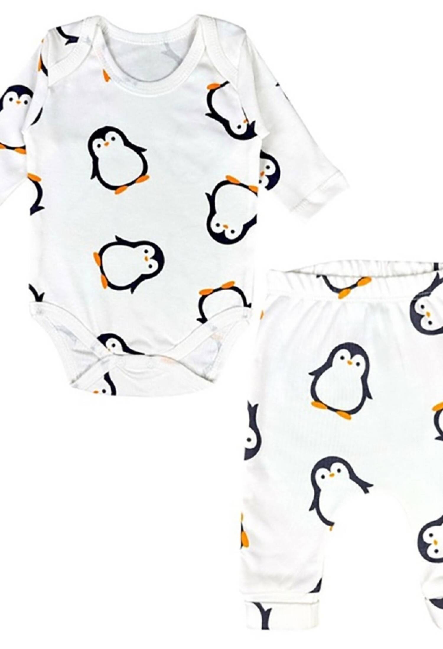 Penguen Desenli Erkek Bebe Takım - Brand: SÜPERMİNİ - Kids & Bby Clothes From Peralane Kids Turkey