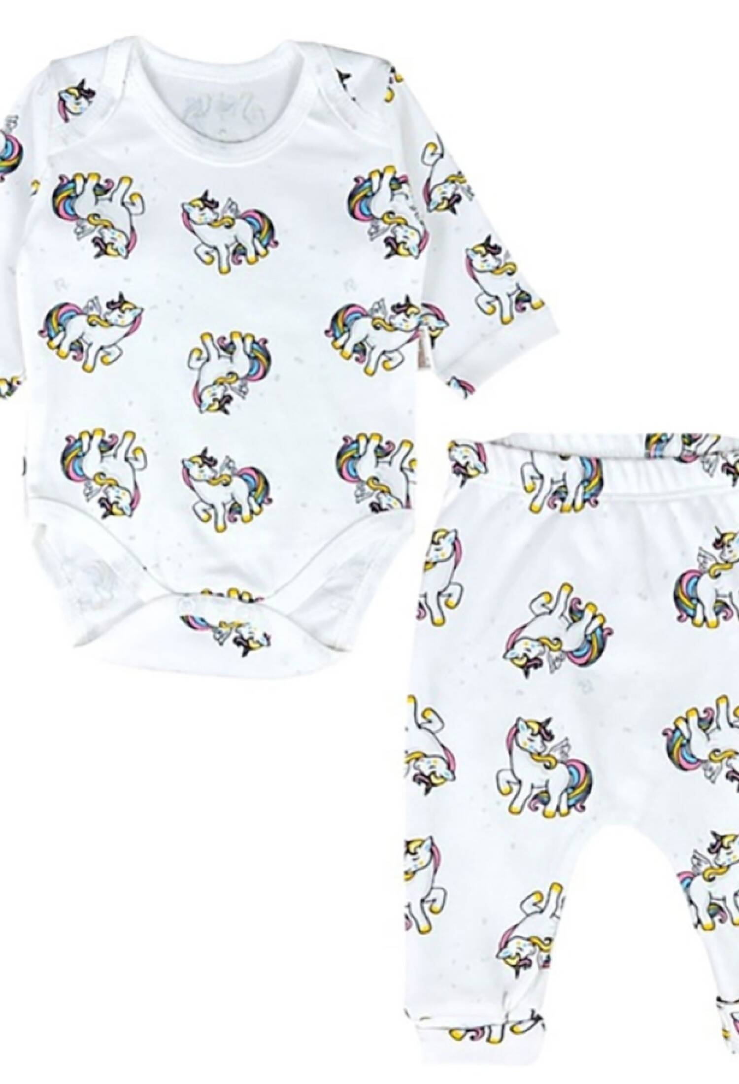 Pony Desenli Kız Bebe Takım - Brand: SÜPERMİNİ - Kids & Bby Clothes From Peralane Kids Turkey