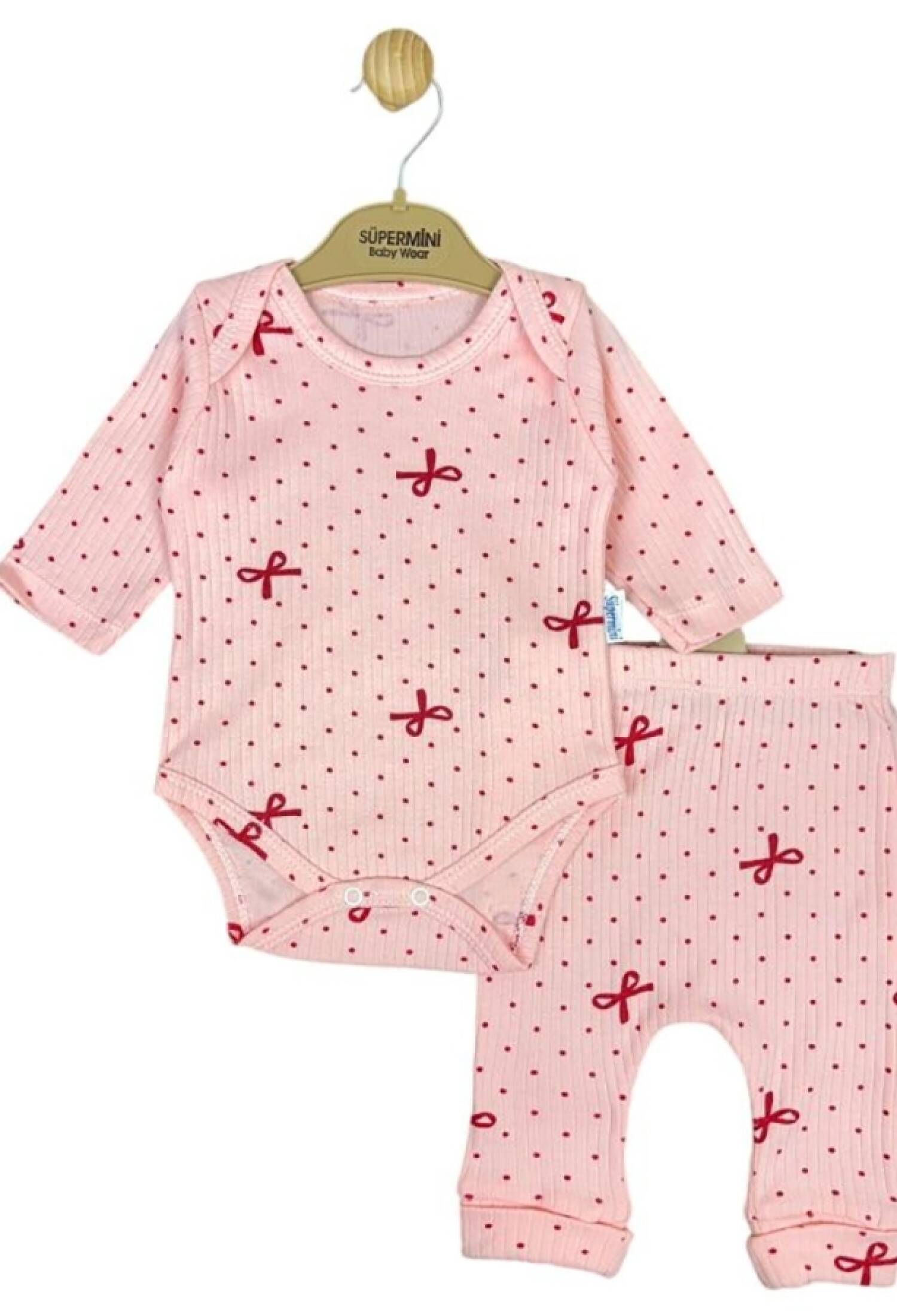 Puan Desenli Kız Bebe Takım - Brand: SÜPERMİNİ - Kids & Bby Clothes From Peralane Kids Turkey