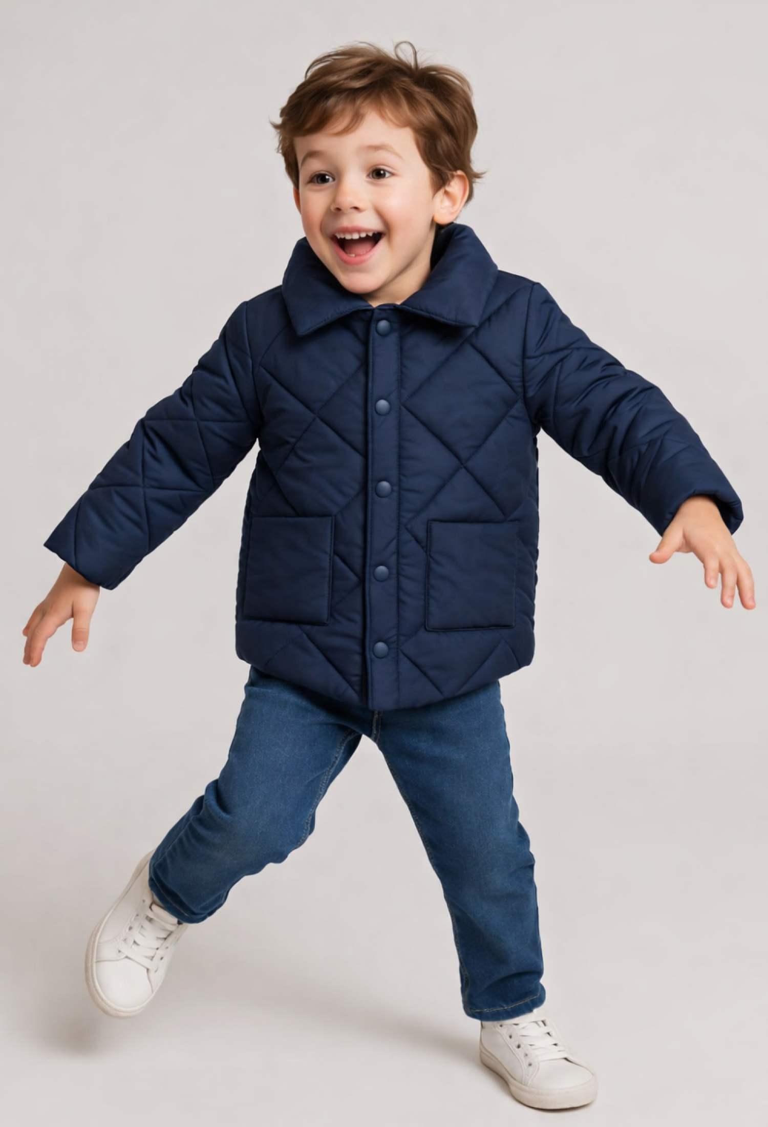 Quilted Jacket - 7514 - Brand: Verscon - Kids & Bby Clothes From Peralane Kids Turkey