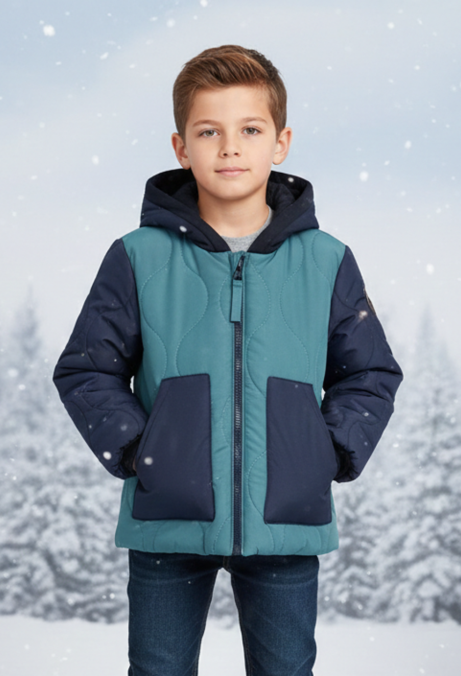 Quilted Jacket - 7506 - Brand: Verscon - Kids & Bby Clothes From Peralane Kids Turkey