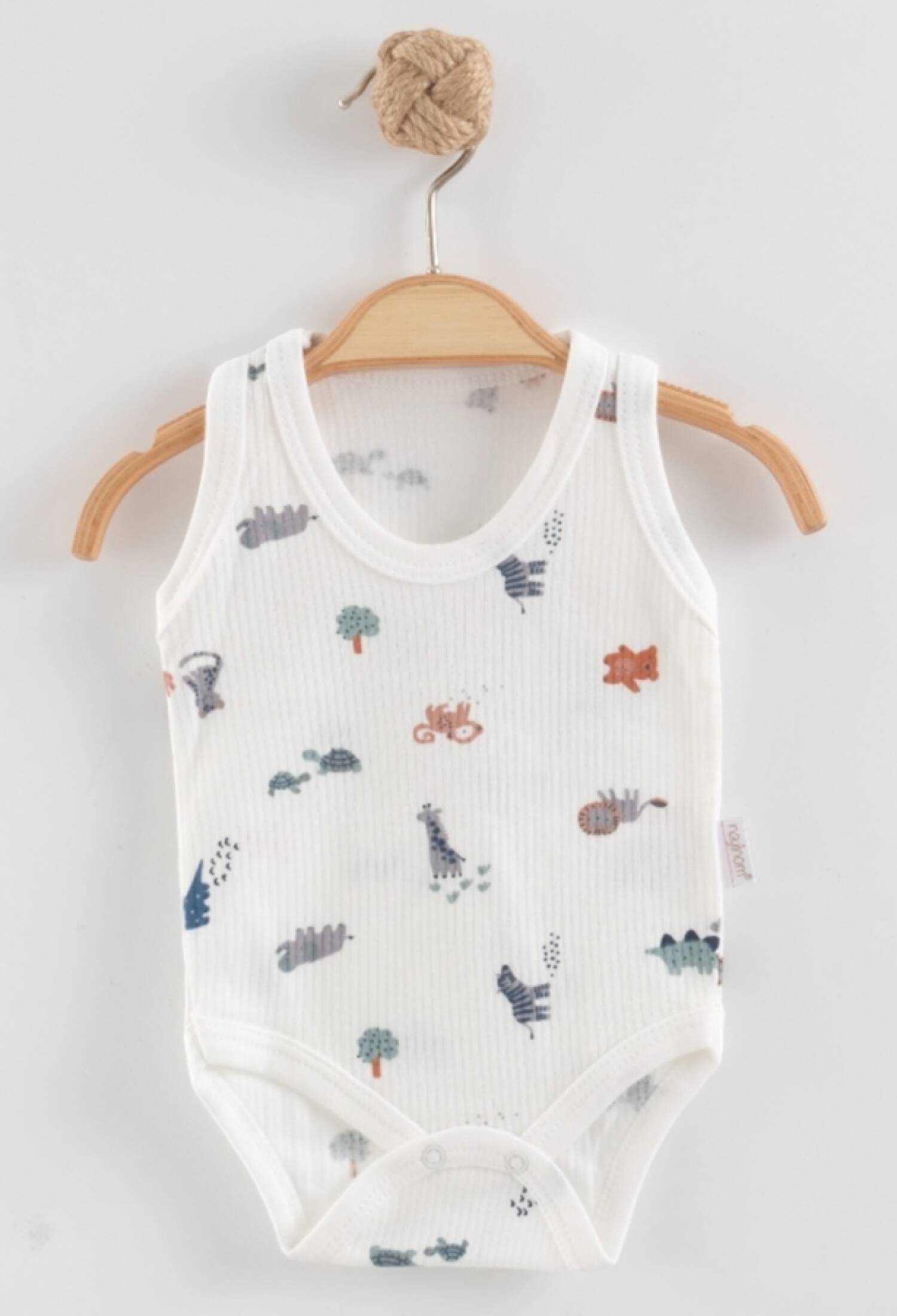 Safari Desenli Erkek Bebe Çıtcıtlı Badi - Brand: NAYINOM - Kids & Bby Clothes From Peralane Kids Turkey