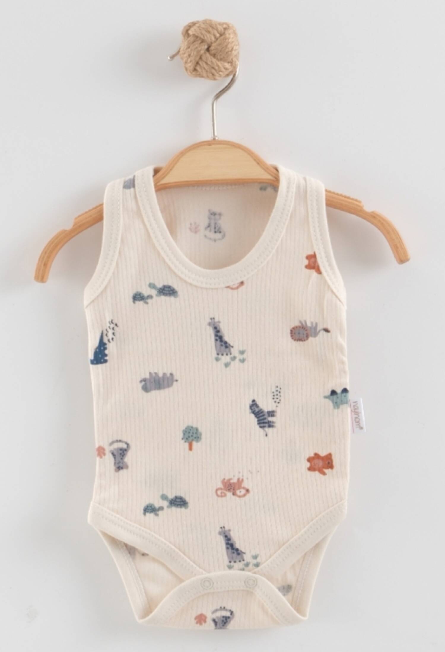 Safari Desenli Erkek Bebe Çıtcıtlı Badi - Brand: NAYINOM - Kids & Bby Clothes From Peralane Kids Turkey