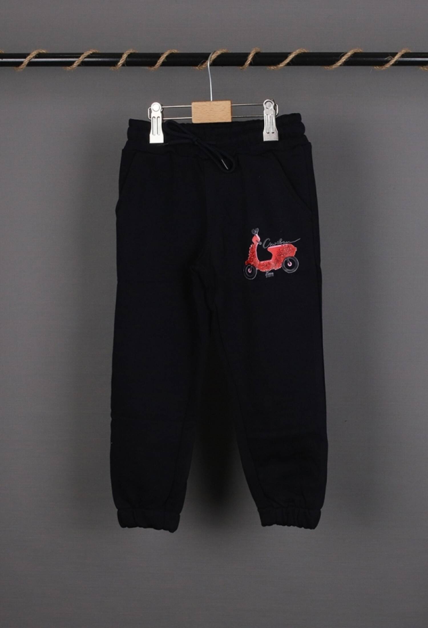 Scooter Baskılı Kız Tek Alt - Brand: CARİBOU - Kids & Bby Clothes From Peralane Kids Turkey