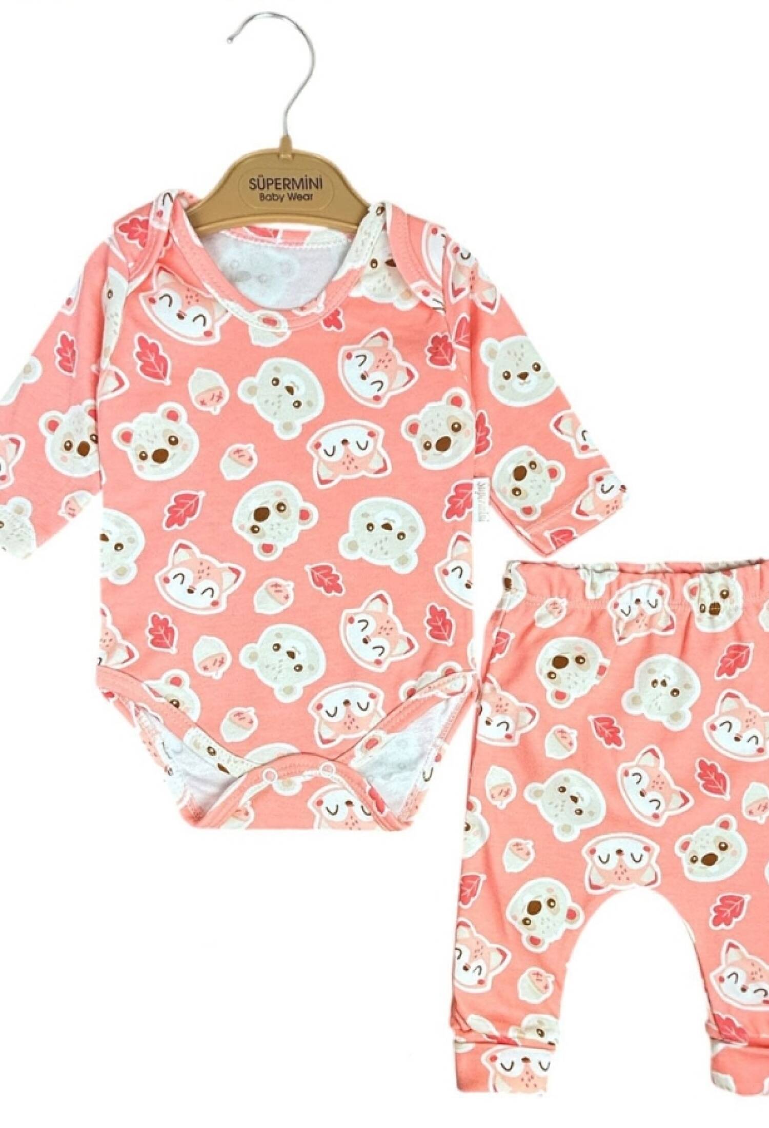 Sincap Desenli Kız Bebe Takım - Brand: SÜPERMİNİ - Kids & Bby Clothes From Peralane Kids Turkey