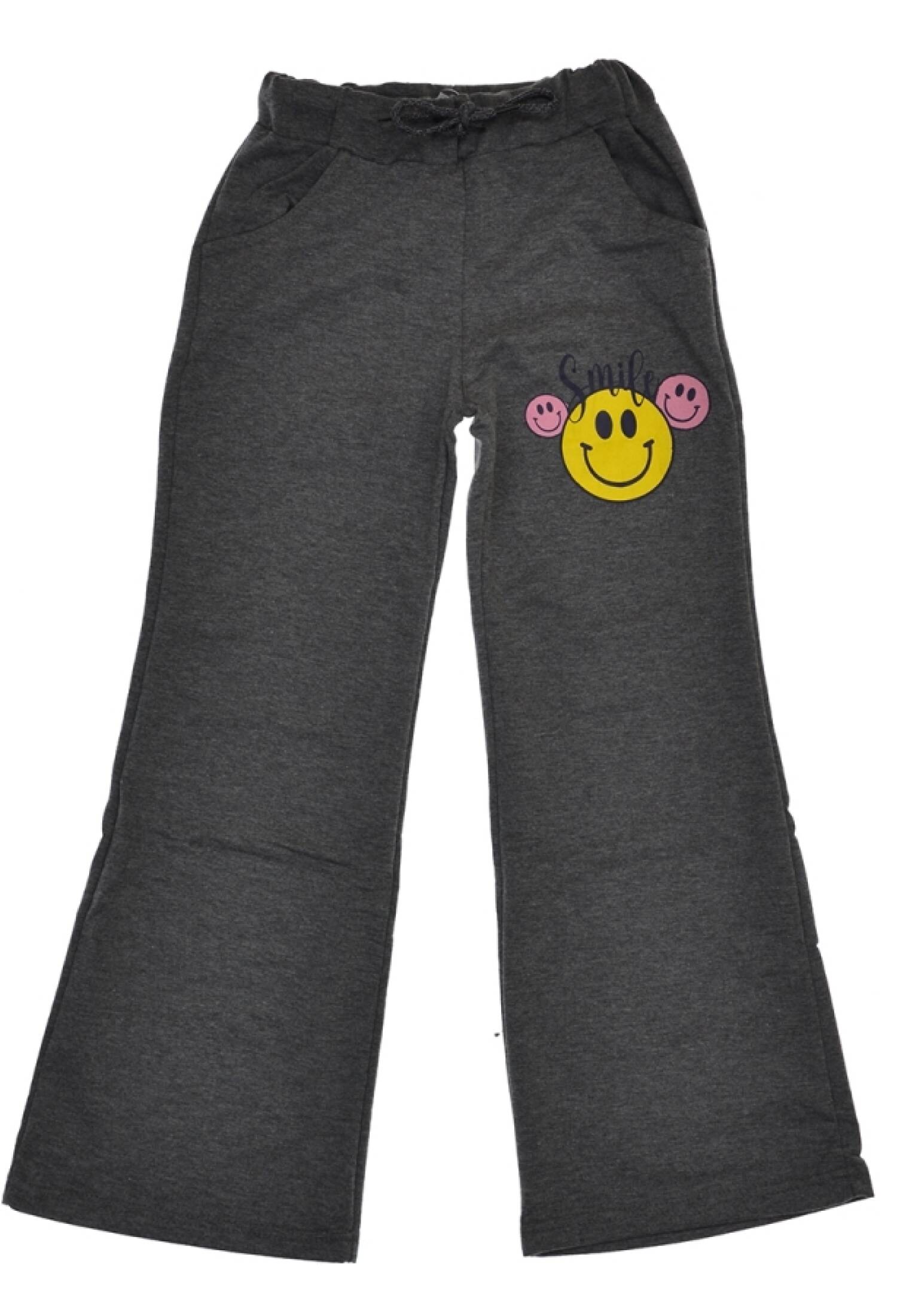 Smile Baskılı İspanyol Paça Kız Tek Alt - Brand: CARİBOU - Kids & Bby Clothes From Peralane Kids Turkey