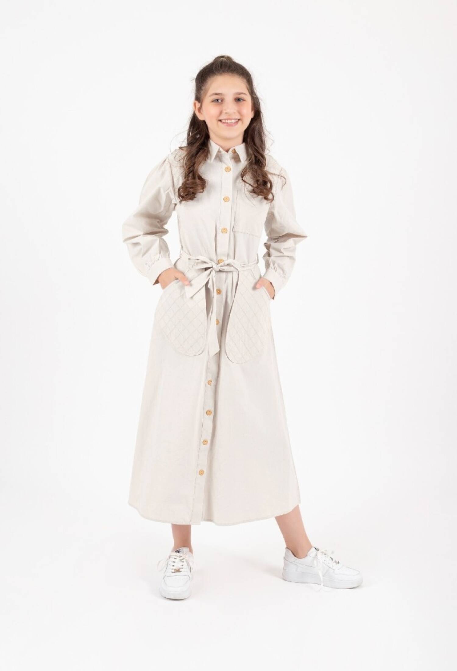 Toptan Kız Çocuk Cep Nakışlı Elbise 7-10 Yaş 2041-Y24-4099 - 2041-Y24-4099 - Brand: Pafim - Kids & Bby Clothes From Peralane Kids Turkey