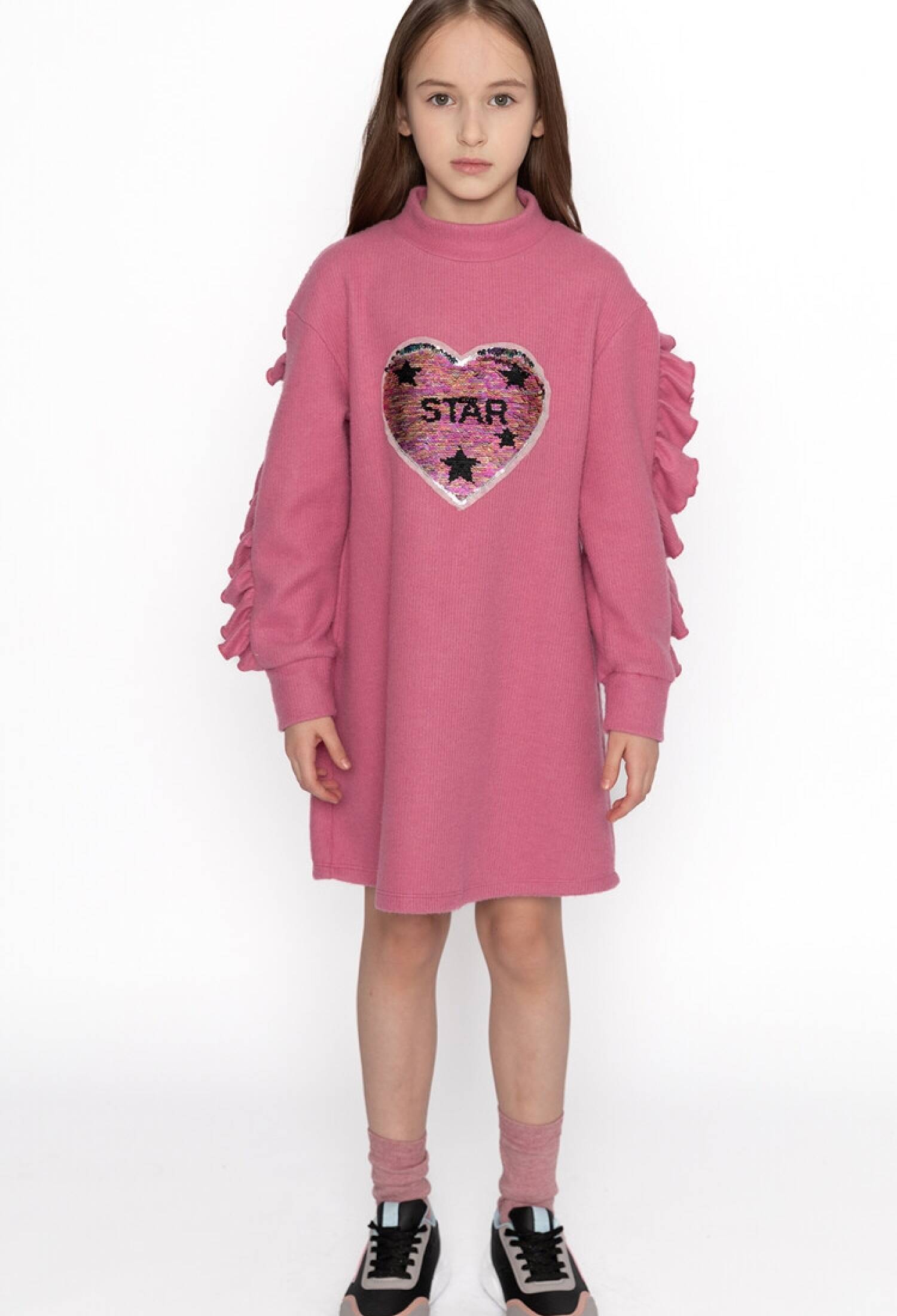 Toptan Kız Çocuk Elbise 4-12Y 1083-DSL0318 - 1083-DSL0318 - Brand: Sheshe - Kids & Bby Clothes From Peralane Kids Turkey