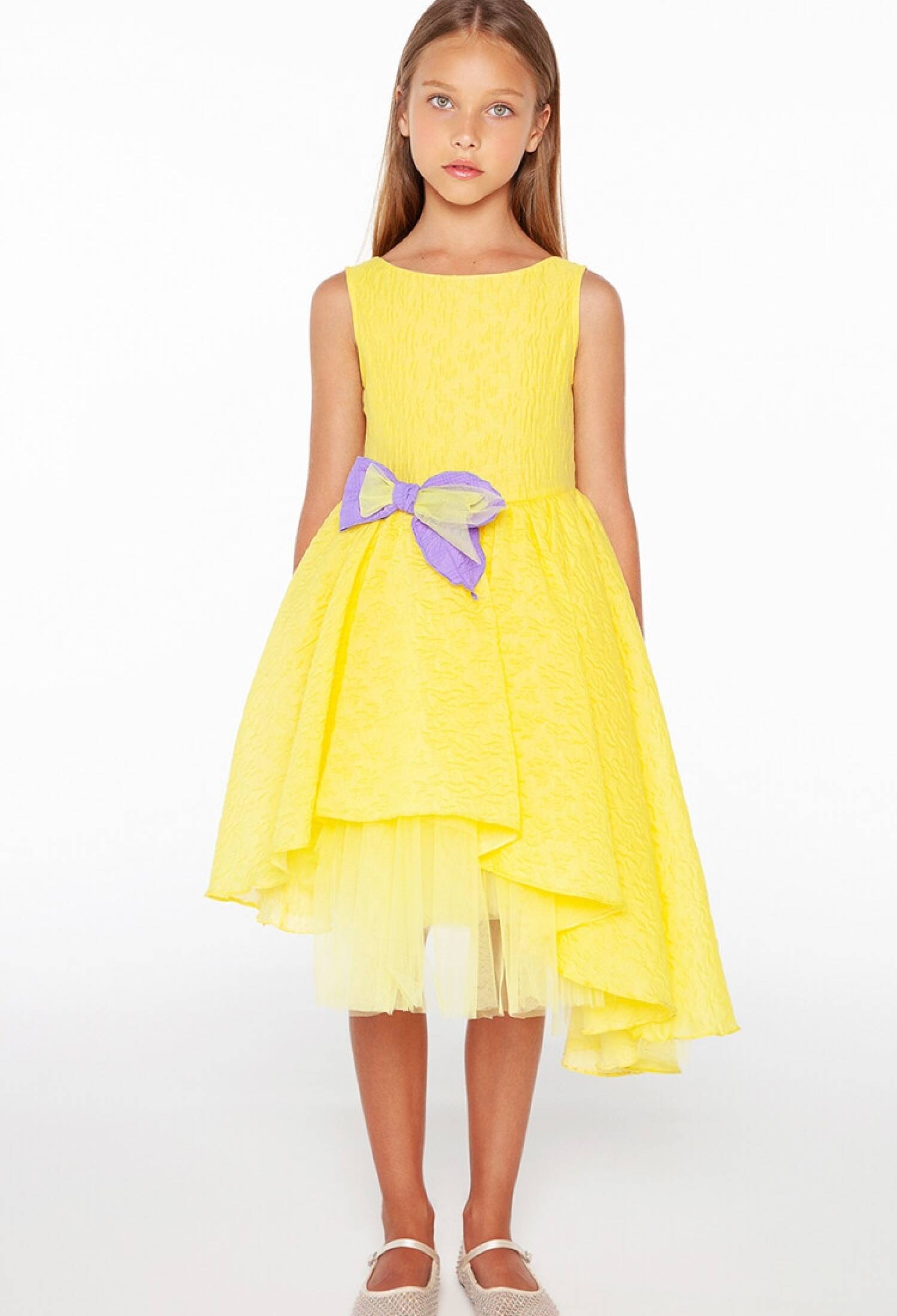 Toptan Kız Çocuk Elbise 4-14Y 1083-DSL0307 - 1083-DSL0307 - Brand: Sheshe - Kids & Bby Clothes From Peralane Kids Turkey