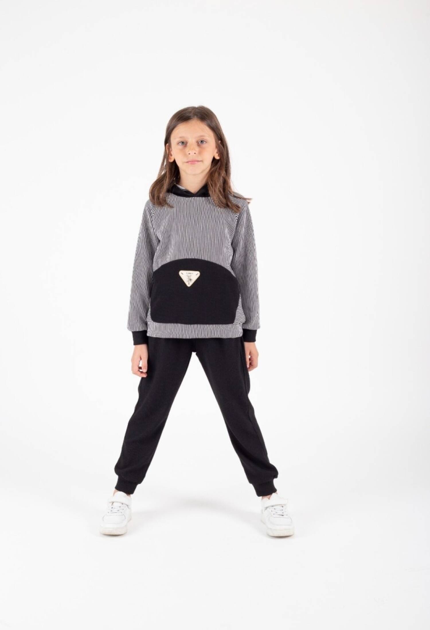 Toptan Kız Çocuk Kapüşonlu Eşofman Takım 4-8 Yaş 2041-K24-8001 - 2041-K24-8001 - Brand: Pafim - Kids & Bby Clothes From Peralane Kids Turkey