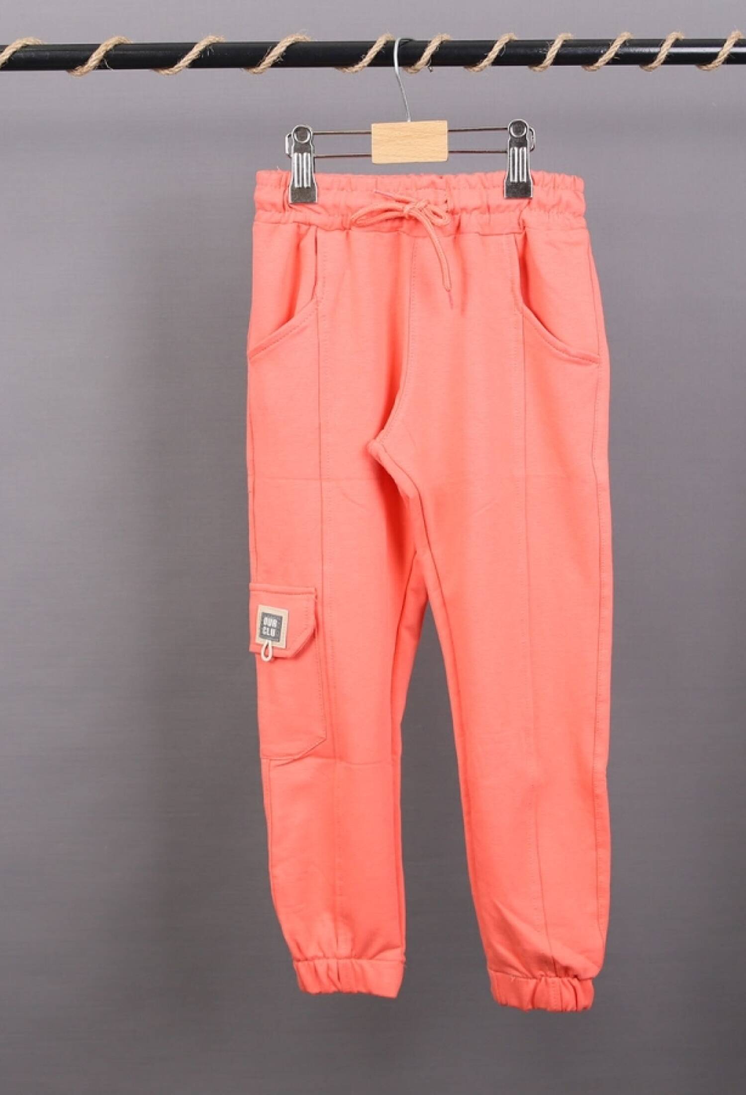 Yanı Cepli Paçası Lastikli Kız Tek Alt - Brand: CARİBOU - Kids & Bby Clothes From Peralane Kids Turkey