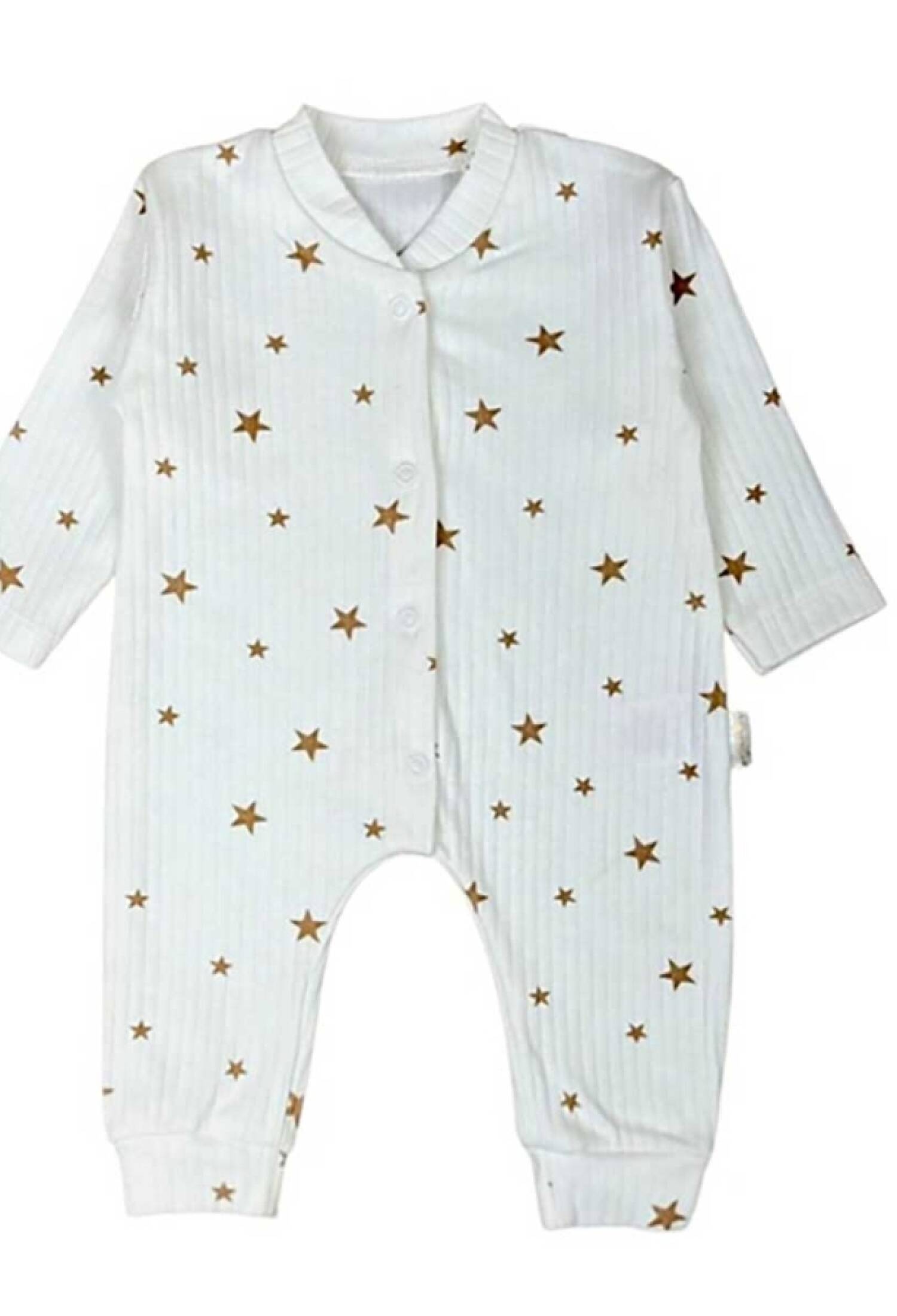 Yıldız Desenli Kız Bebe Tulum - Brand: SÜPERMİNİ - Kids & Bby Clothes From Peralane Kids Turkey