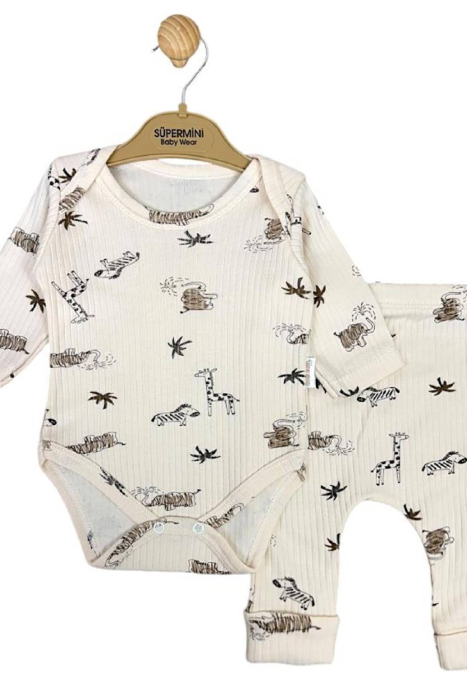 Zebra Desenli Erkek Bebe Takım - Brand: SÜPERMİNİ - Kids & Bby Clothes From Peralane Kids Turkey