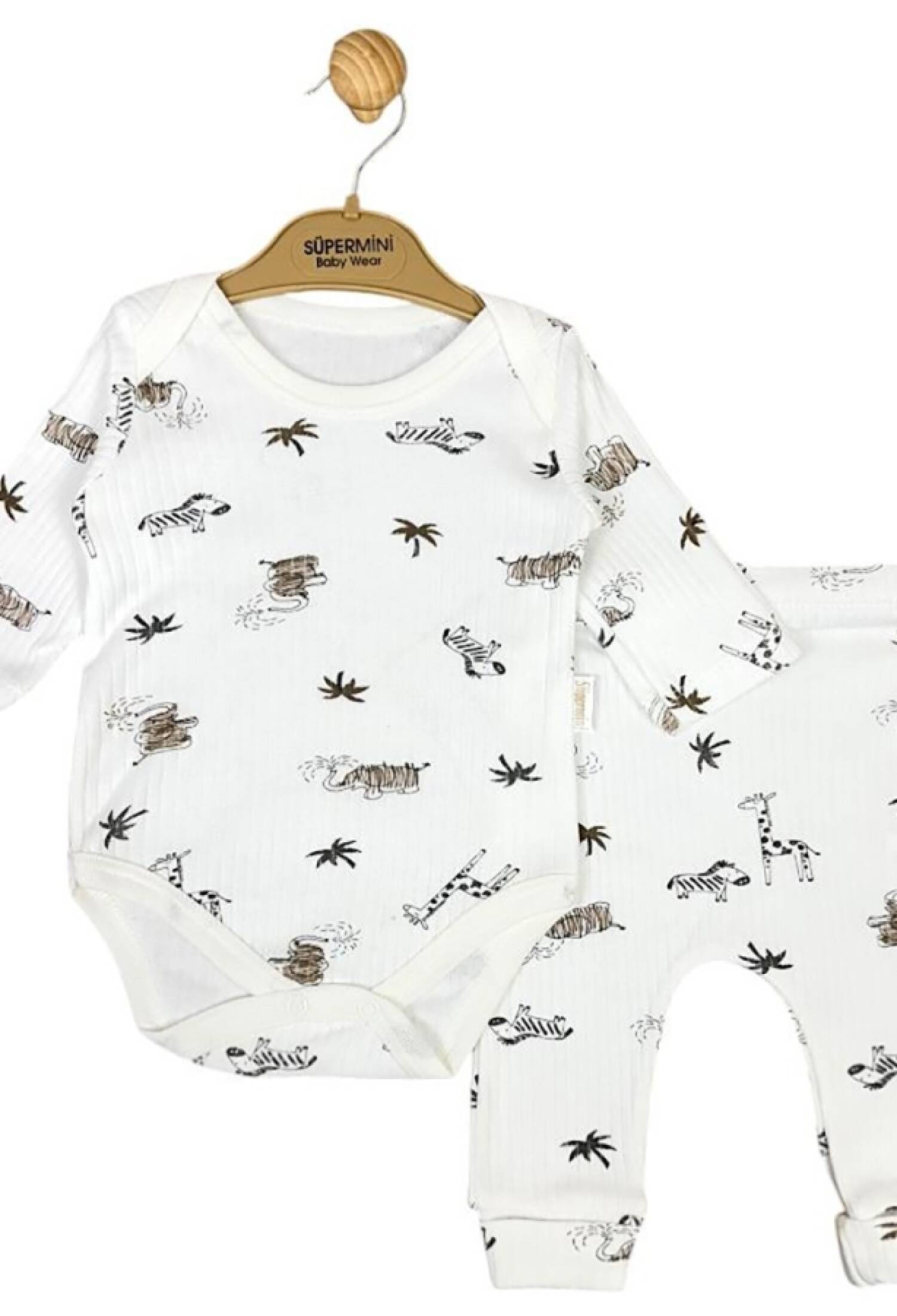 Zebra Desenli Erkek Bebe Takım - Brand: SÜPERMİNİ - Kids & Bby Clothes From Peralane Kids Turkey
