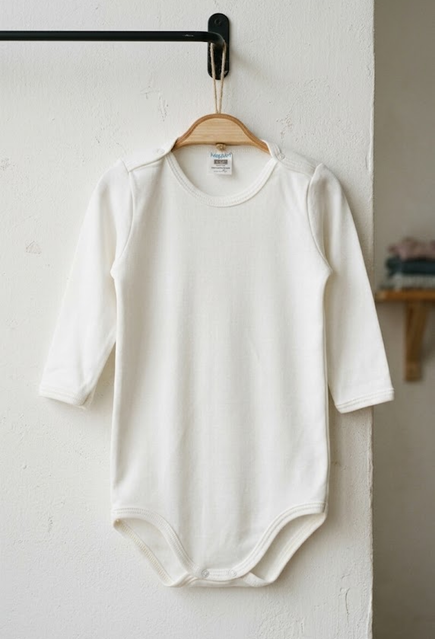 Wholesale Unisex Baby Bodysuit with Snaps 9-18M Hoppidik 2017-7175 - 2017-7175
