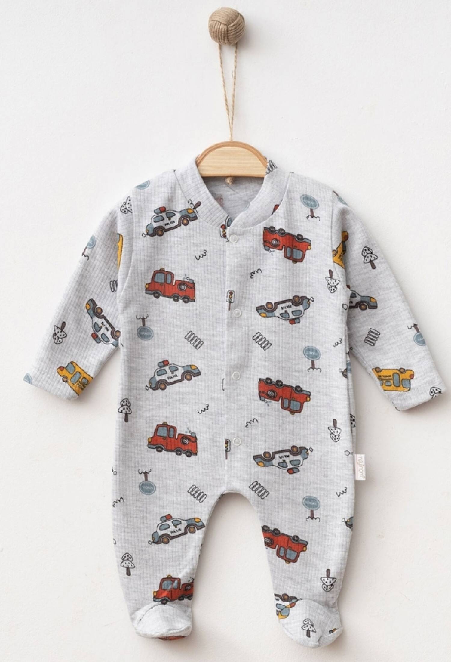 Araba Desenli Raporlu Patikli Erkek Bebe Tulum - Brand: NAYINOM - Kids & Bby Clothes From Peralane Kids Turkey