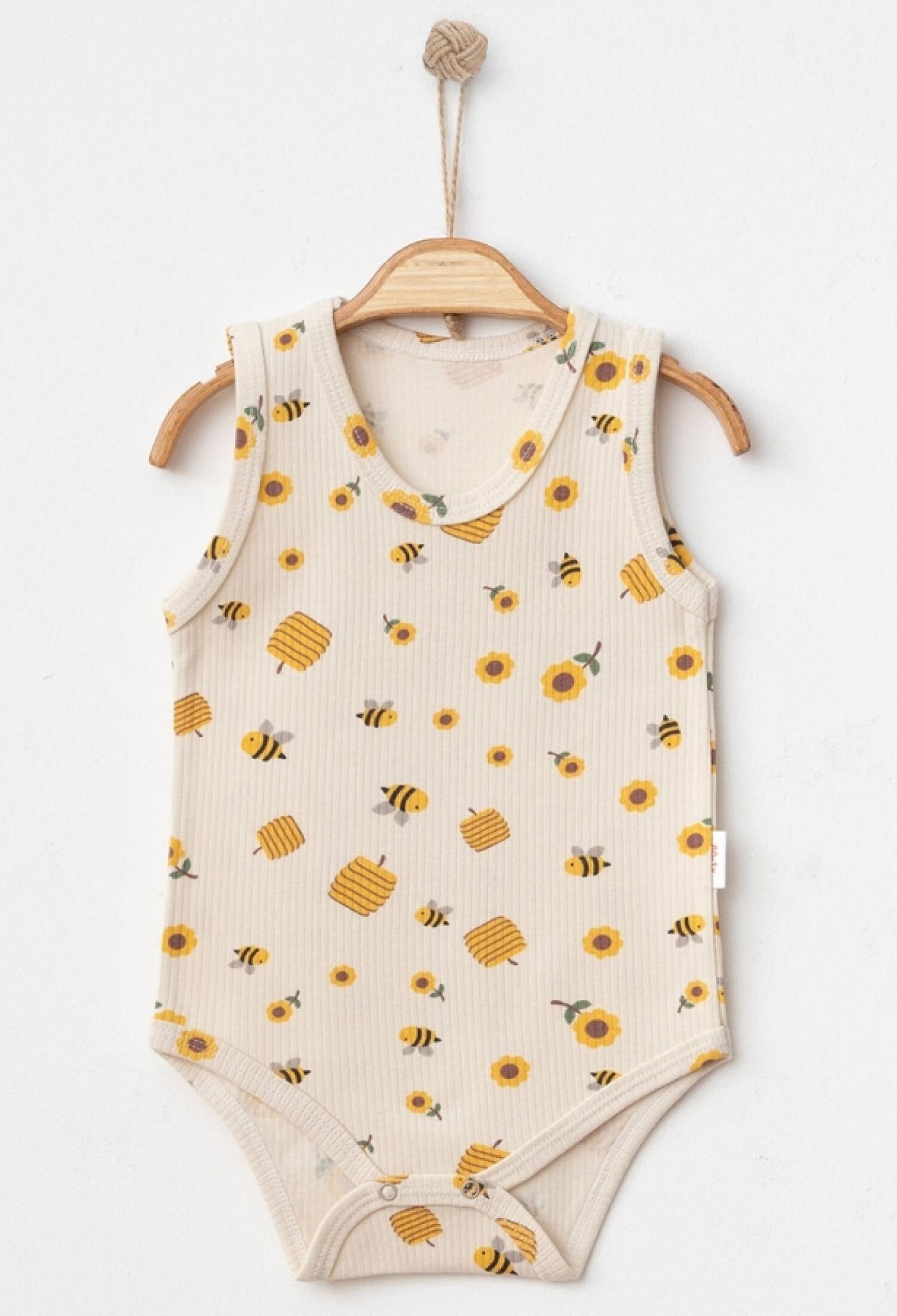 Arı Desenli Kız Çıtçıtlı Badi - Brand: NAYINOM - Kids & Bby Clothes From Peralane Kids Turkey