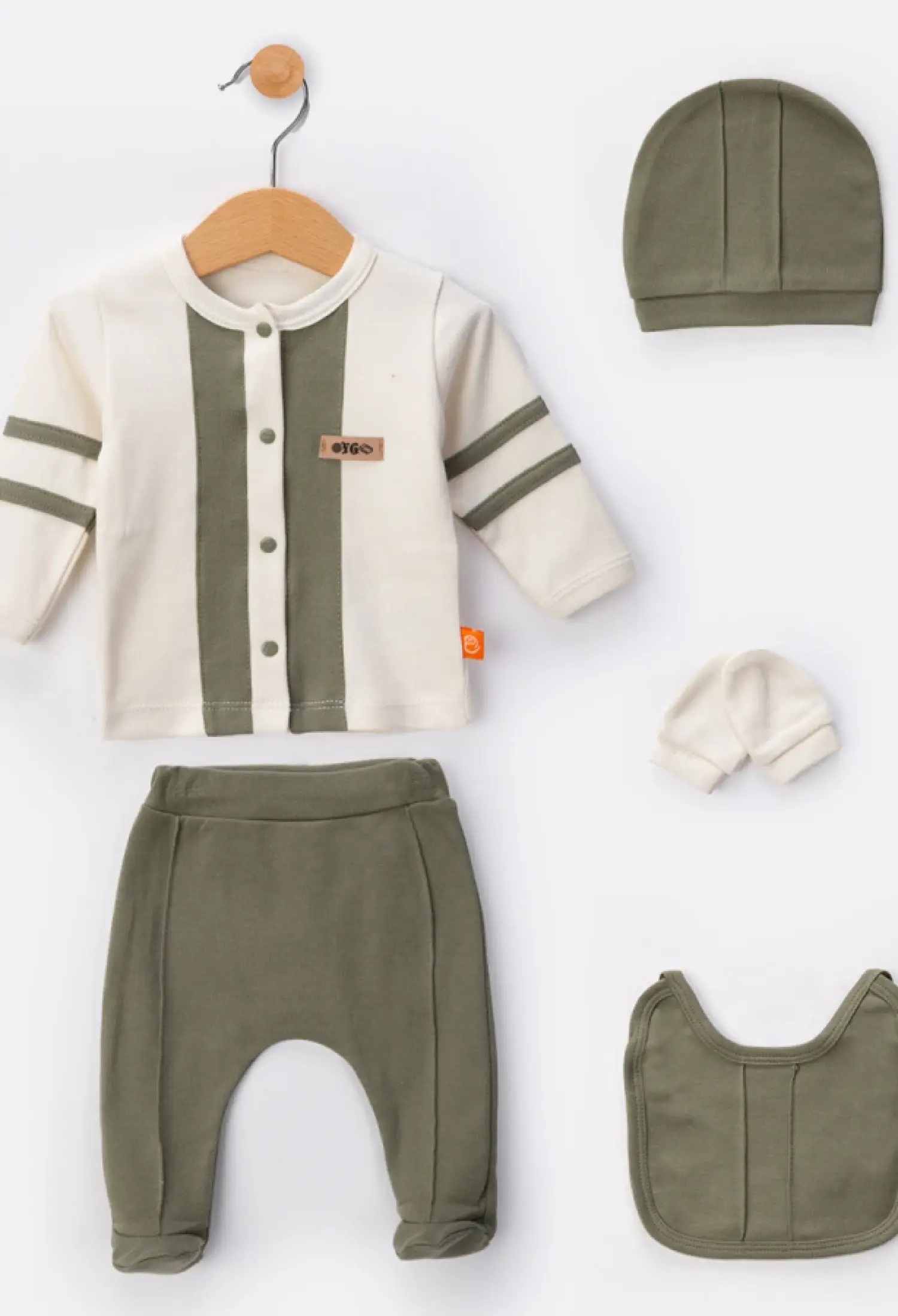 Armalı Yenidoğan Erkek Bebe 5li Set - Brand: BEYAZ BEBEK - Kids & Bby Clothes From Peralane Kids Turkey