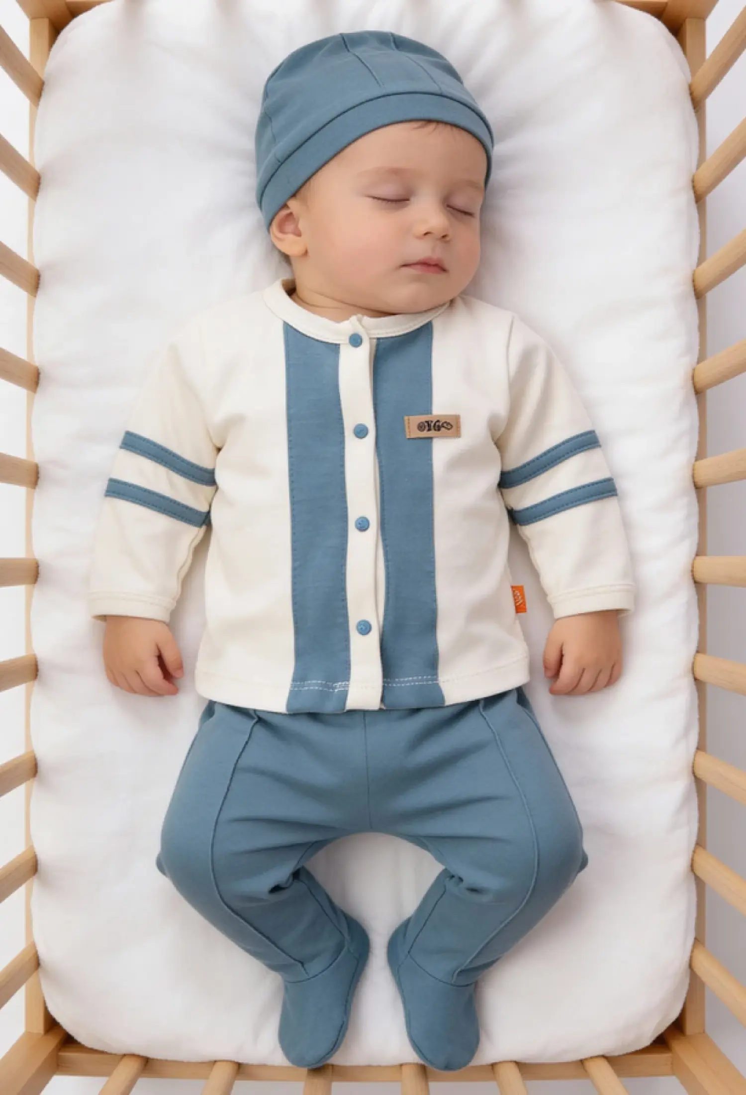 Armalı Yenidoğan Erkek Bebe 5li Set - Brand: BEYAZ BEBEK - Kids & Bby Clothes From Peralane Kids Turkey