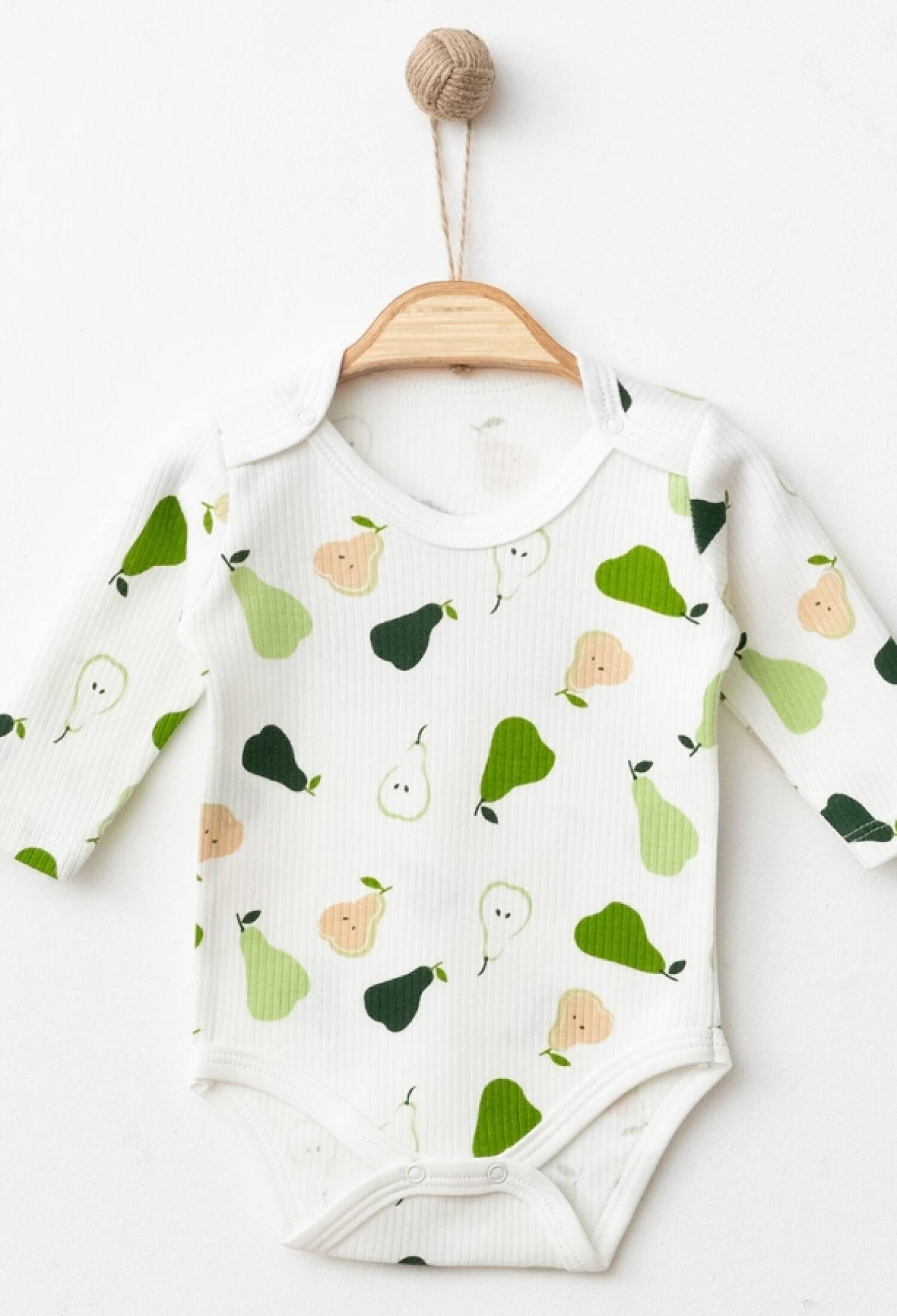 Armut Desenli Raporlu Unisex Çıtçıtlı Badi - Brand: NAYINOM - Kids & Bby Clothes From Peralane Kids Turkey