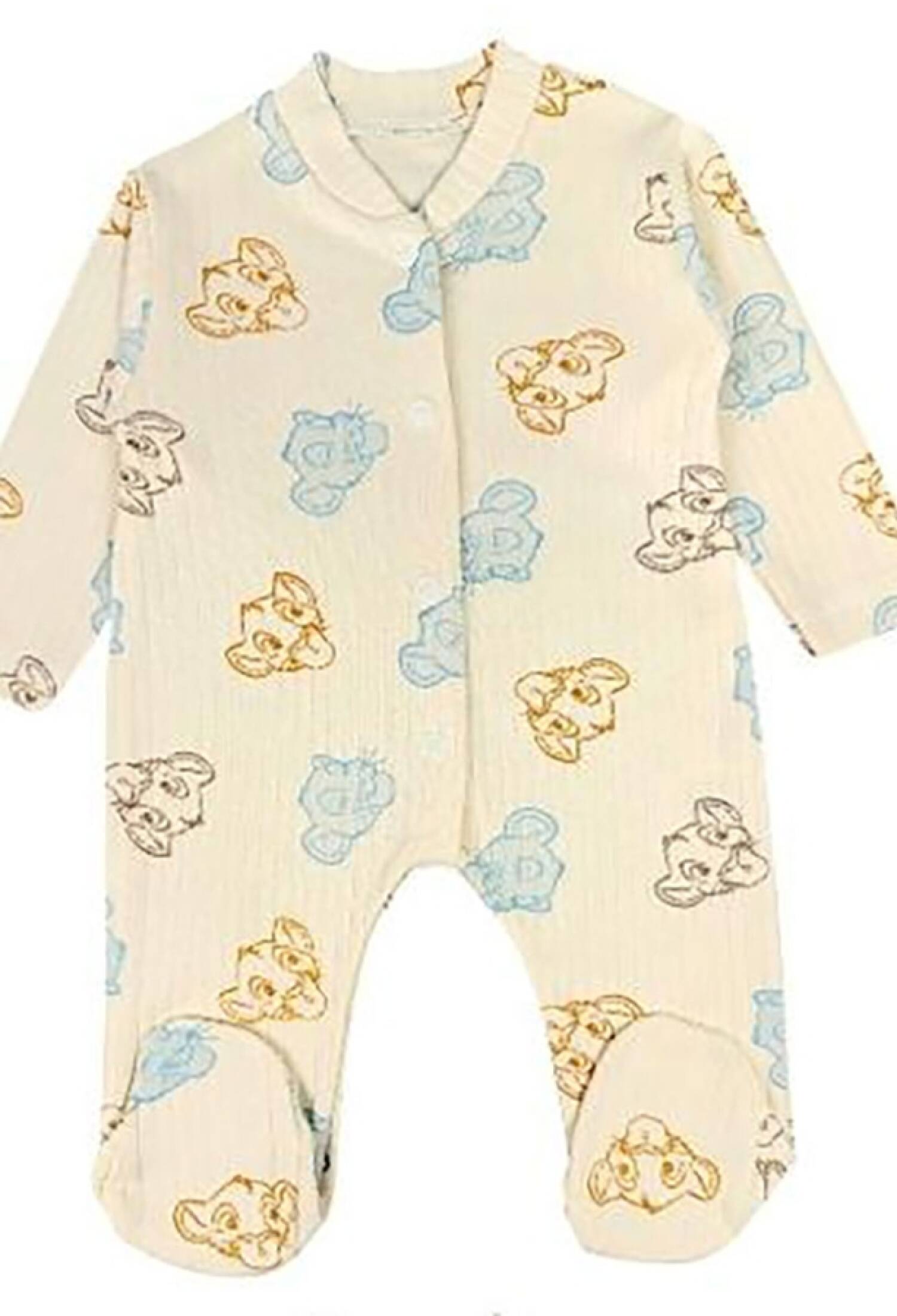 Aslan Desenli Raporlu Patikli Erkek Bebe Tulum - Brand: SÜPERMİNİ - Kids & Bby Clothes From Peralane Kids Turkey