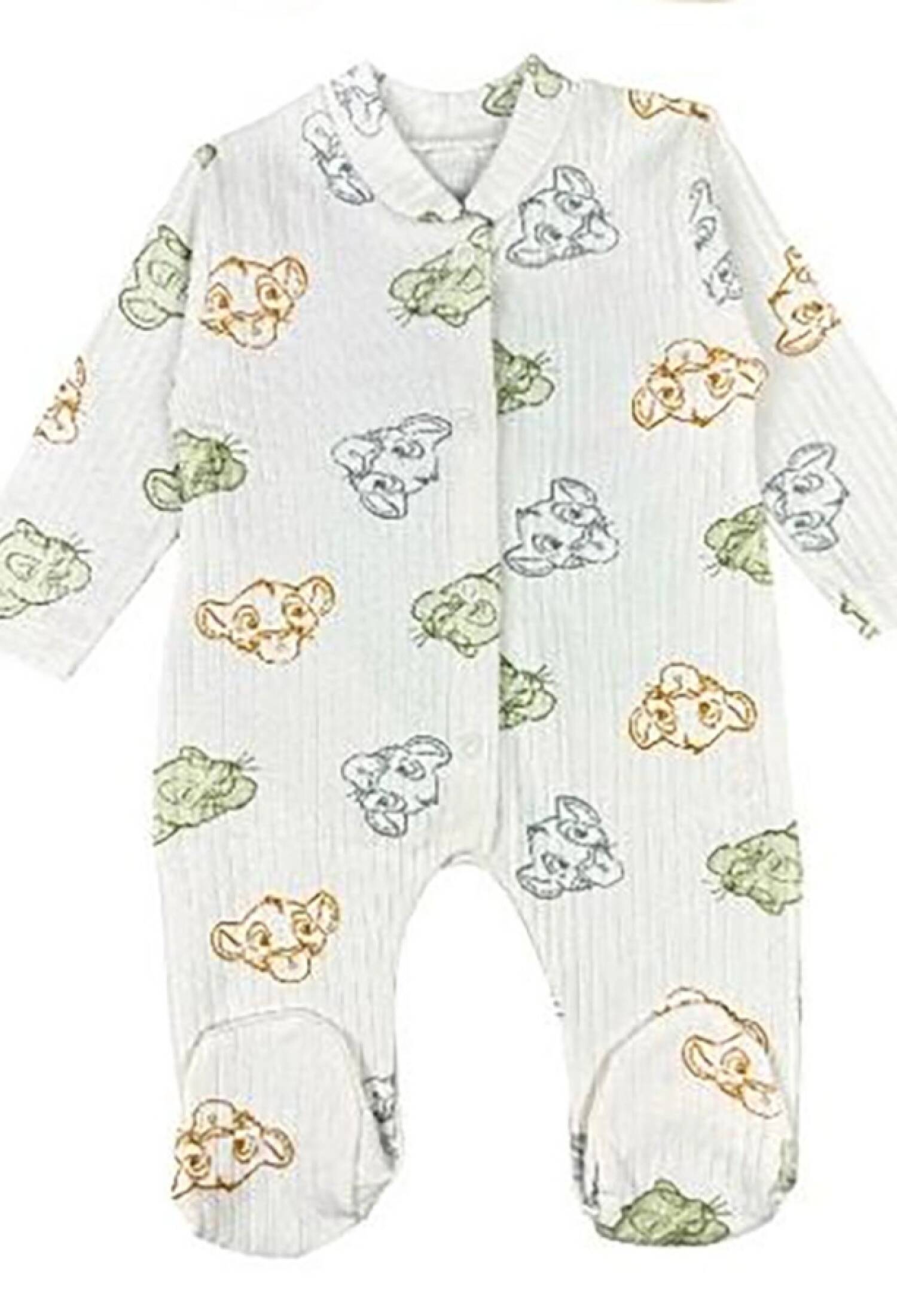 Aslan Desenli Raporlu Patikli Erkek Bebe Tulum - Brand: SÜPERMİNİ - Kids & Bby Clothes From Peralane Kids Turkey