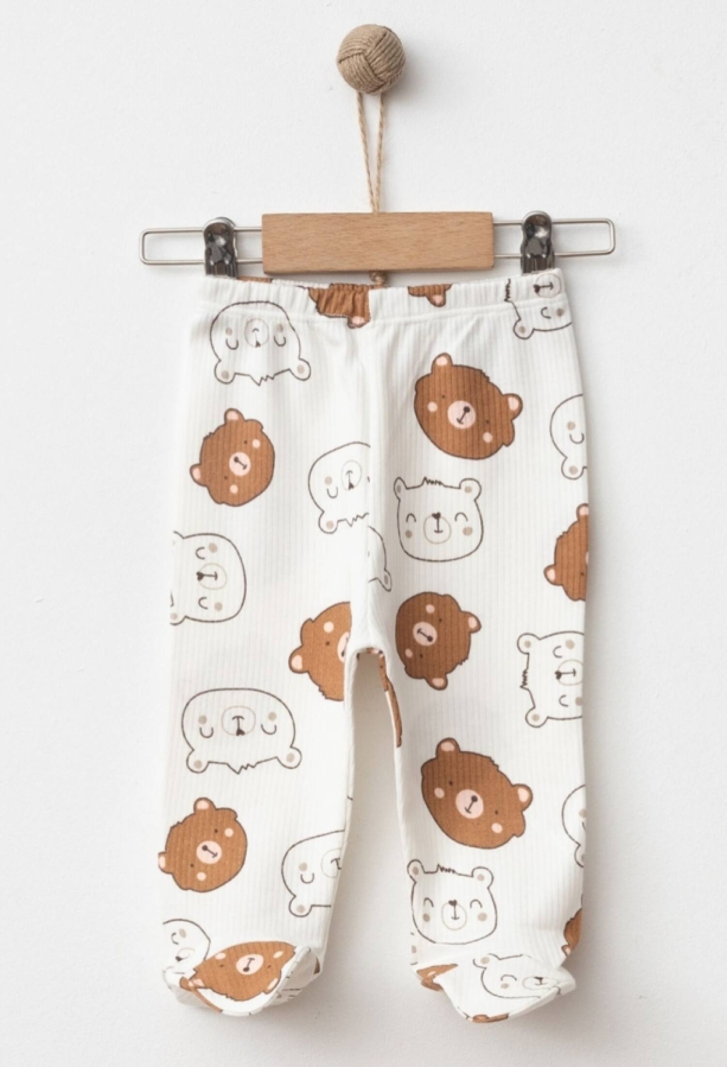 Ayıcık Desenli Erkek Bebe Patikli Tek Alt - Brand: NAYINOM - Kids & Bby Clothes From Peralane Kids Turkey