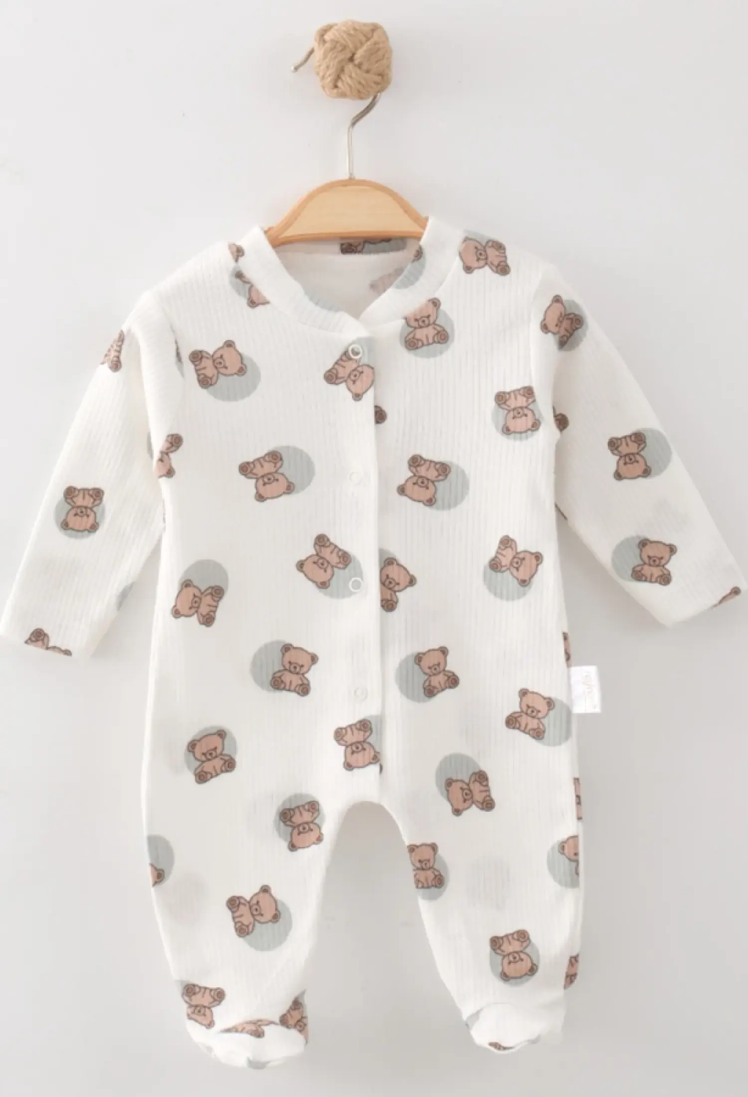 Ayıcık Desenli Erkek Bebe Tulum - Brand: NAYINOM - Kids & Bby Clothes From Peralane Kids Turkey