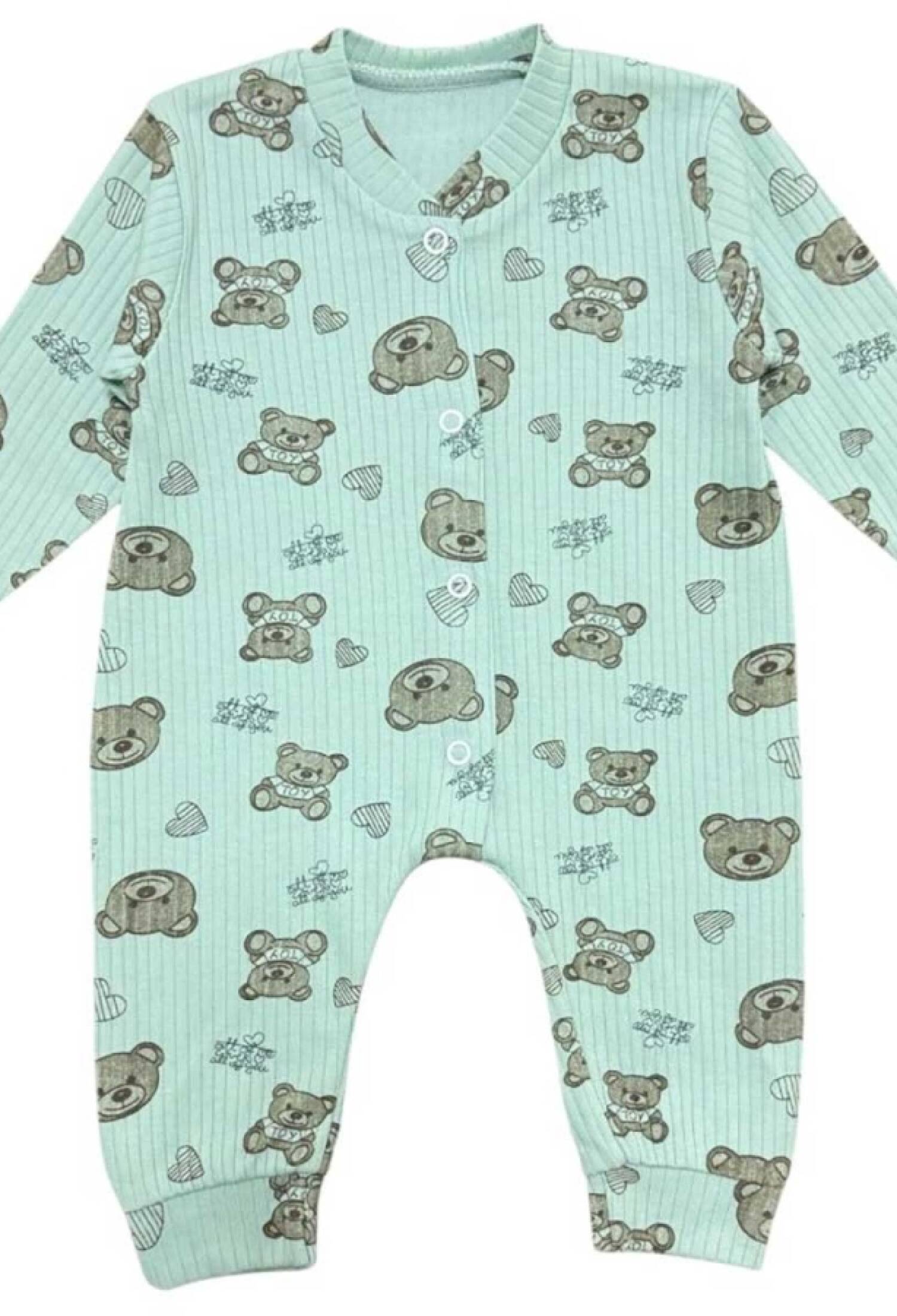 Ayıcık Desenli Kız Bebe Tulum - Brand: SÜPERMİNİ - Kids & Bby Clothes From Peralane Kids Turkey