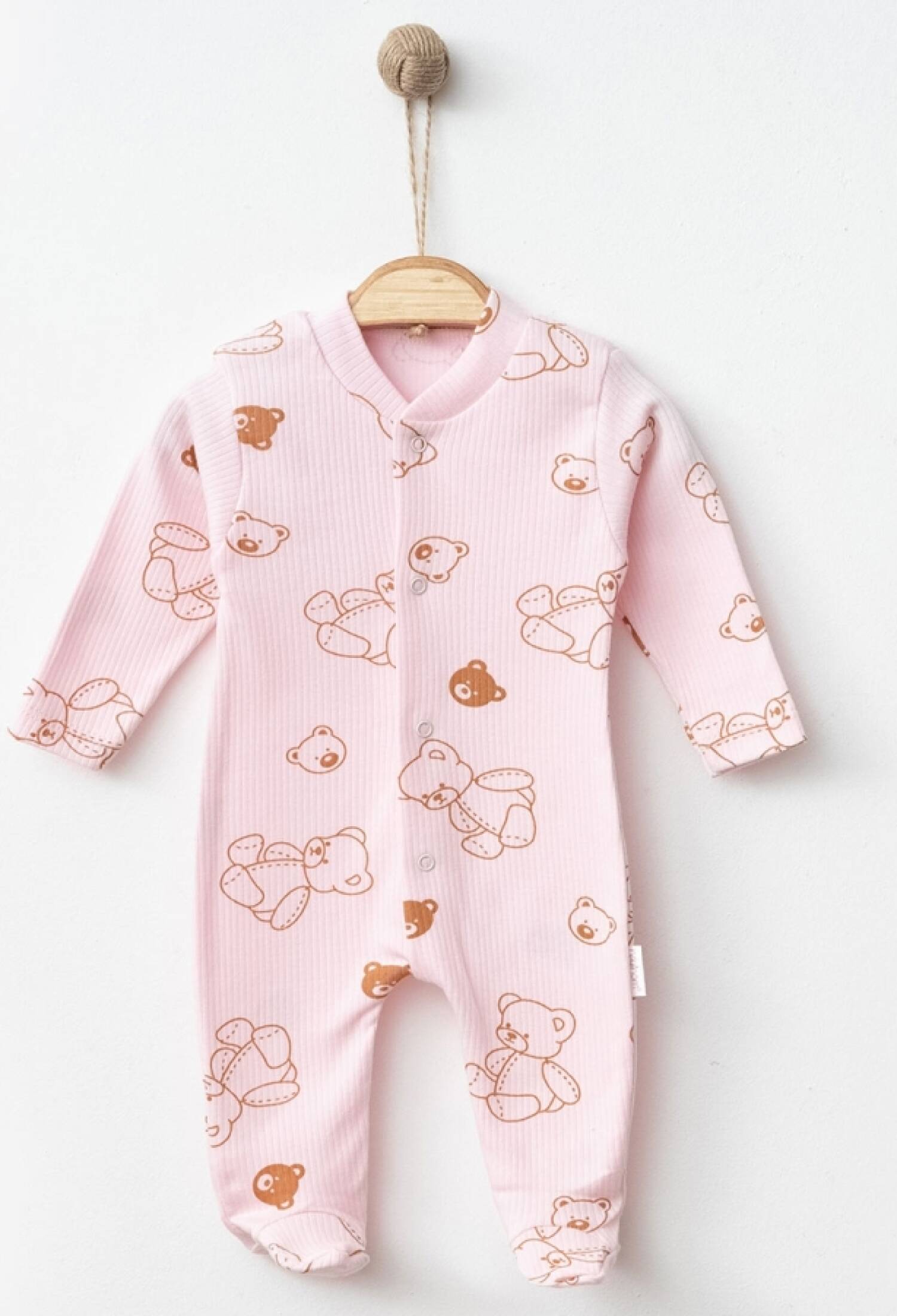 Ayıcık Desenli Ribanalı Patikli Tulum - Brand: NAYINOM - Kids & Bby Clothes From Peralane Kids Turkey