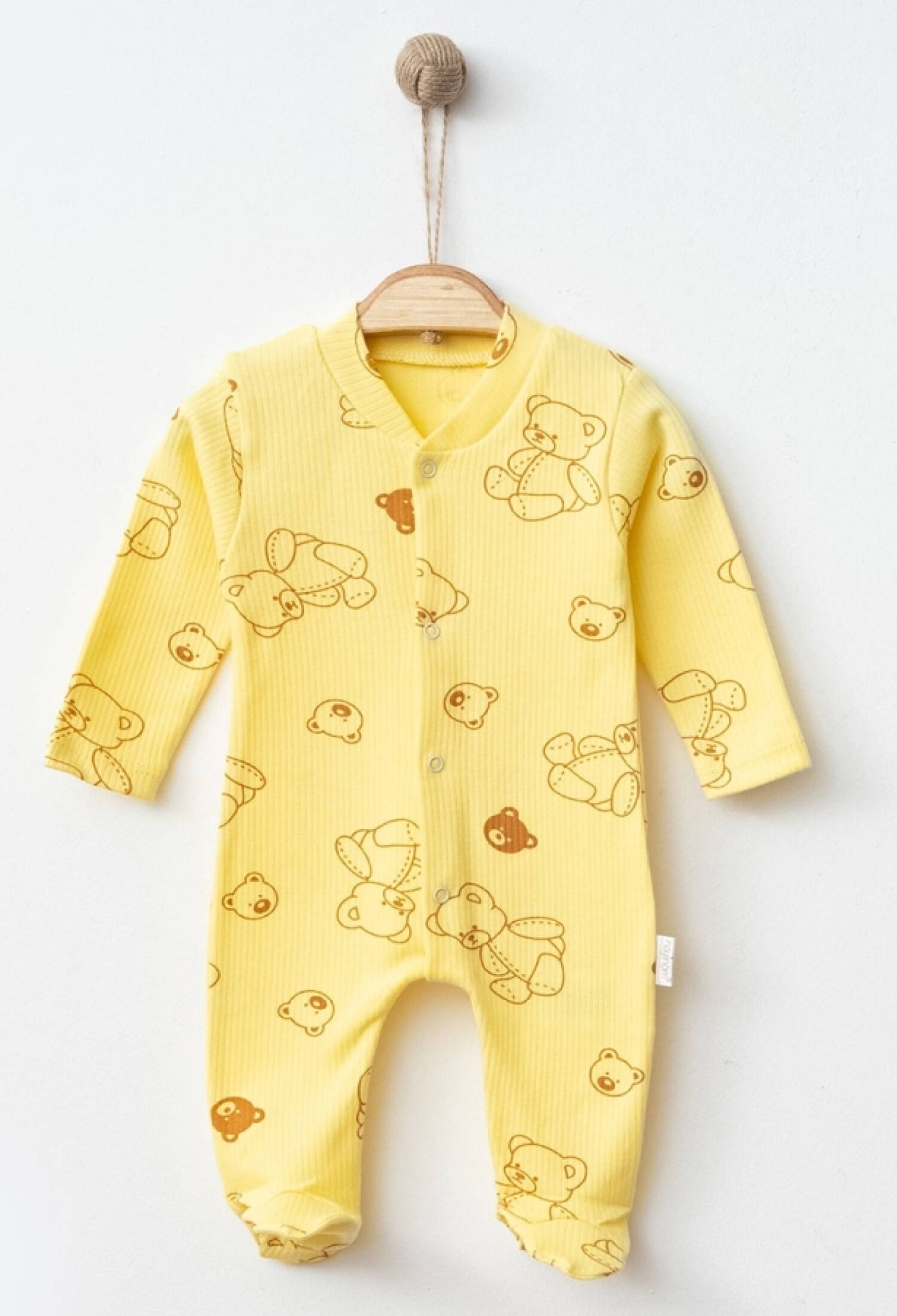 Ayıcık Desenli Ribanalı Patikli Tulum - Brand: NAYINOM - Kids & Bby Clothes From Peralane Kids Turkey