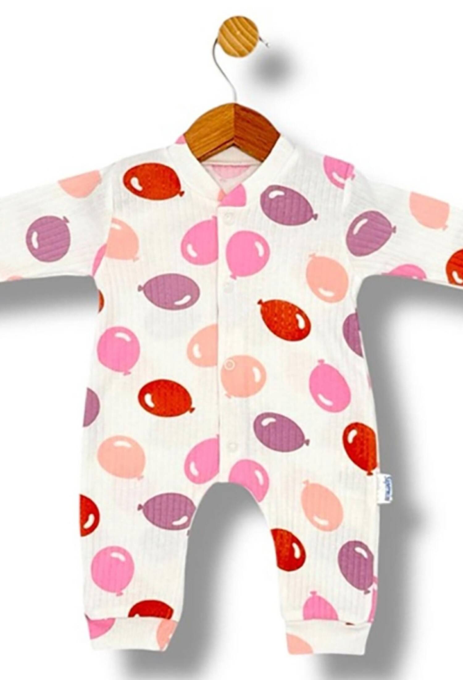 Balon Desenli Raporlu Unisex Bebe Tulum - Brand: SÜPERMİNİ - Kids & Bby Clothes From Peralane Kids Turkey