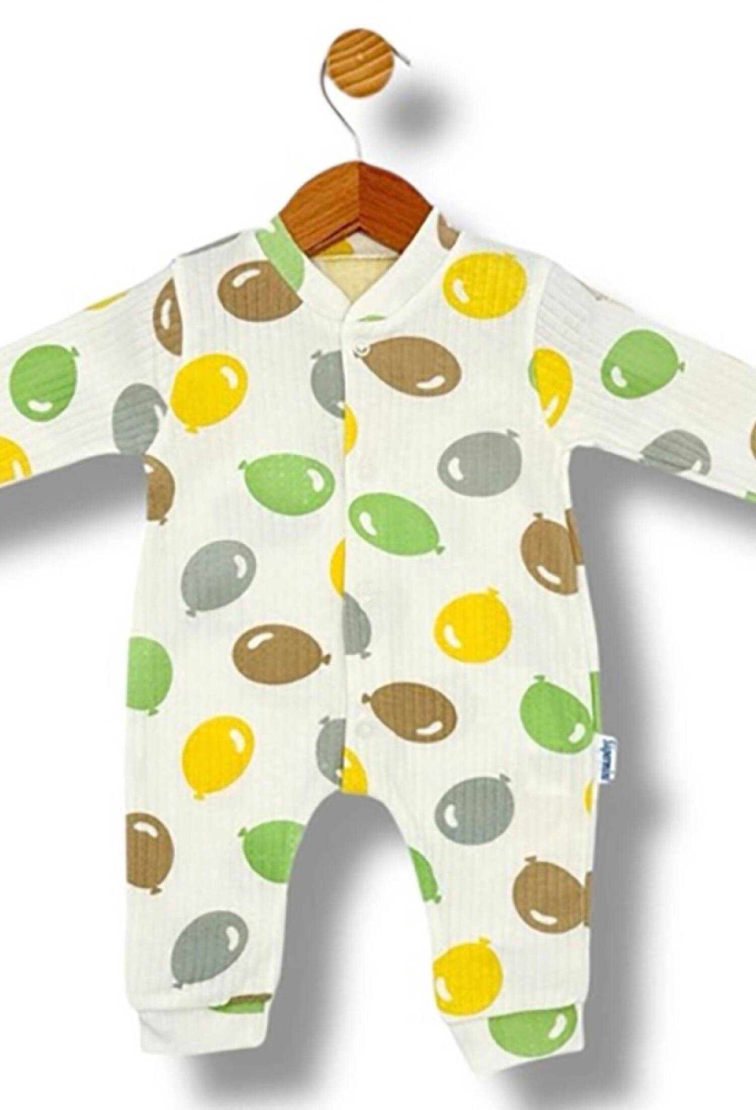 Balon Desenli Raporlu Unisex Bebe Tulum - Brand: SÜPERMİNİ - Kids & Bby Clothes From Peralane Kids Turkey