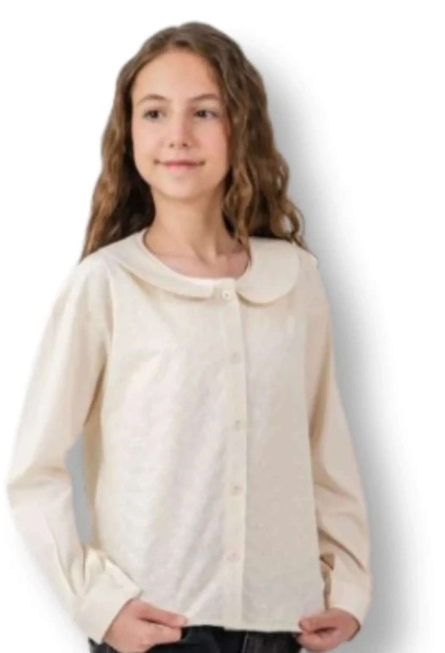 Bebe Yakalı Kız Gömlek - Brand: ECOLKIZ - Kids & Bby Clothes From Peralane Kids Turkey