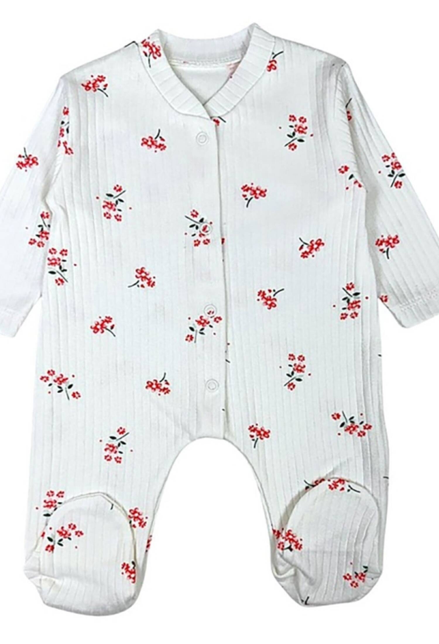 Çiçek Desenli Kız Bebe Tulum - Brand: SÜPERMİNİ - Kids & Bby Clothes From Peralane Kids Turkey