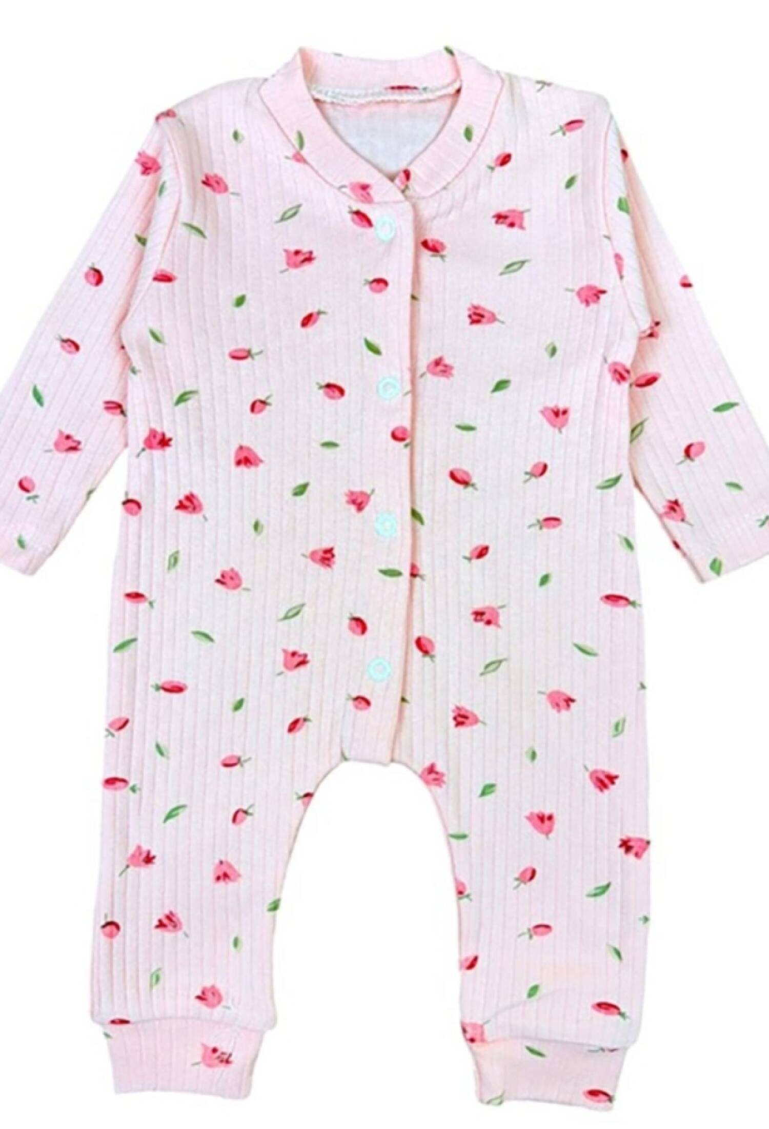 Çiçek Desenli Kız Bebe Tulum - Brand: SÜPERMİNİ - Kids & Bby Clothes From Peralane Kids Turkey