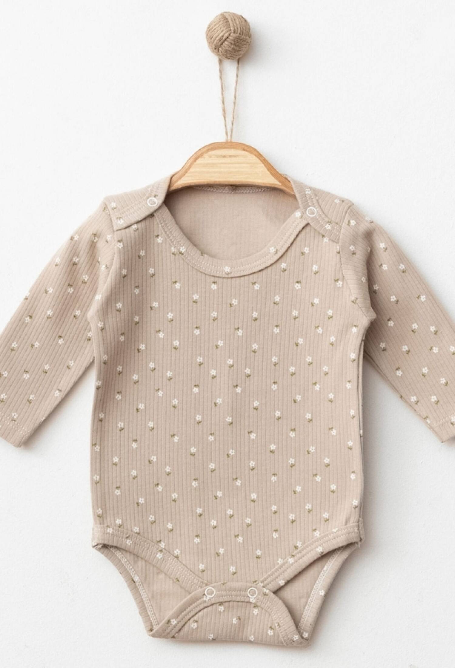 Çiçek Desenli Raporlu Kız Çıtçıtlı Badi - Brand: NAYINOM - Kids & Bby Clothes From Peralane Kids Turkey