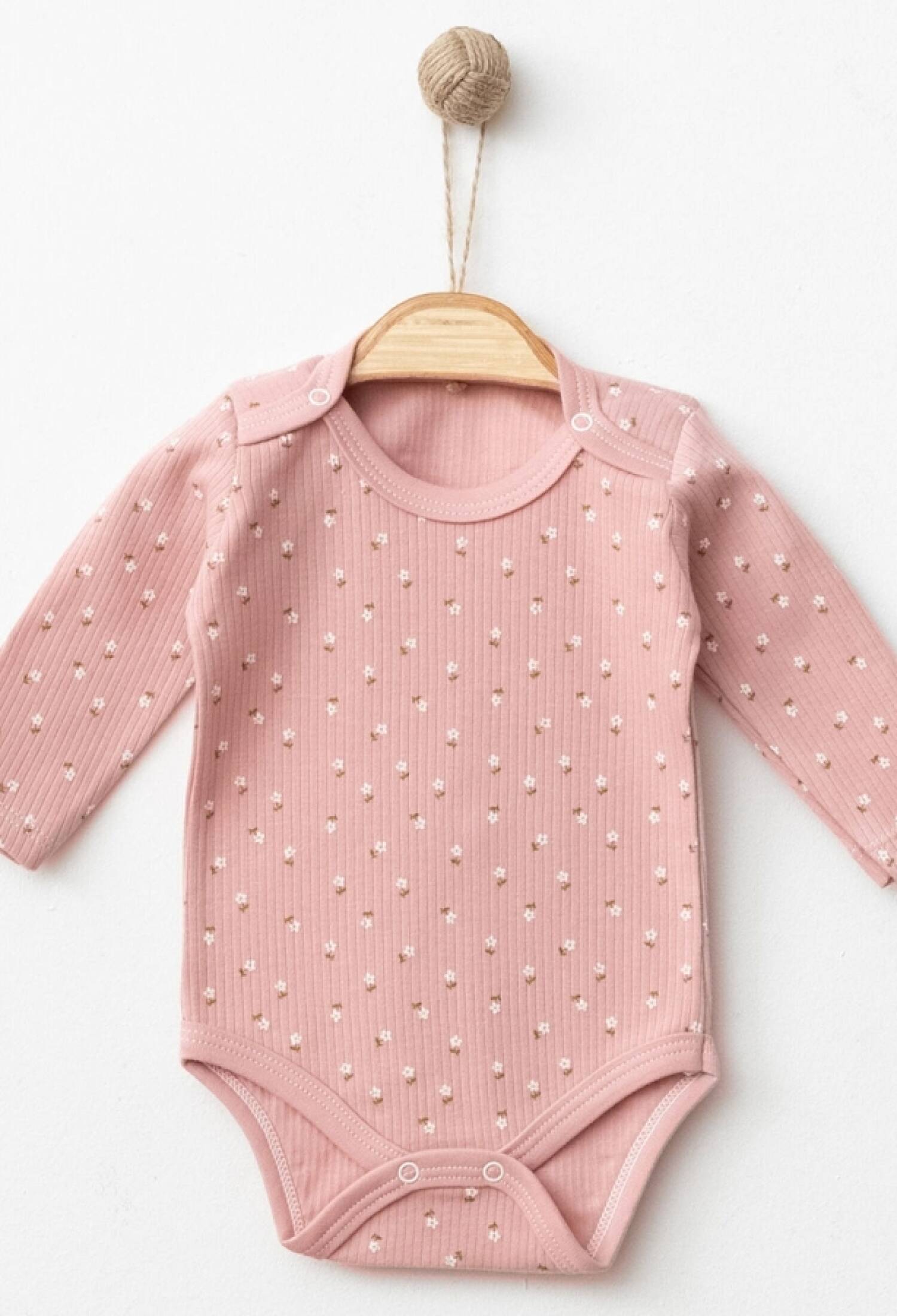 Çiçek Desenli Raporlu Kız Çıtçıtlı Badi - Brand: NAYINOM - Kids & Bby Clothes From Peralane Kids Turkey