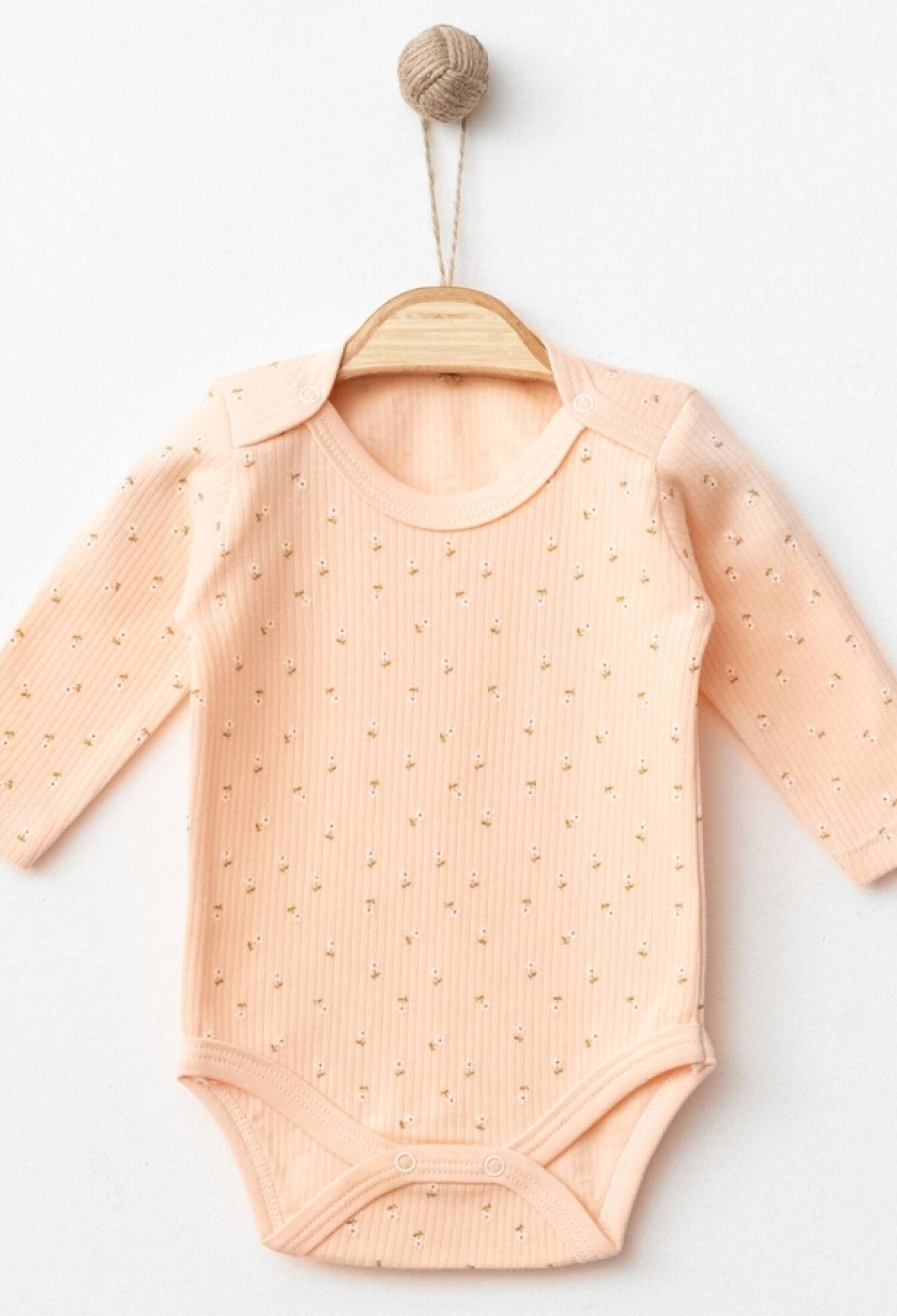 Çiçek Desenli Raporlu Kız Çıtçıtlı Badi - Brand: NAYINOM - Kids & Bby Clothes From Peralane Kids Turkey