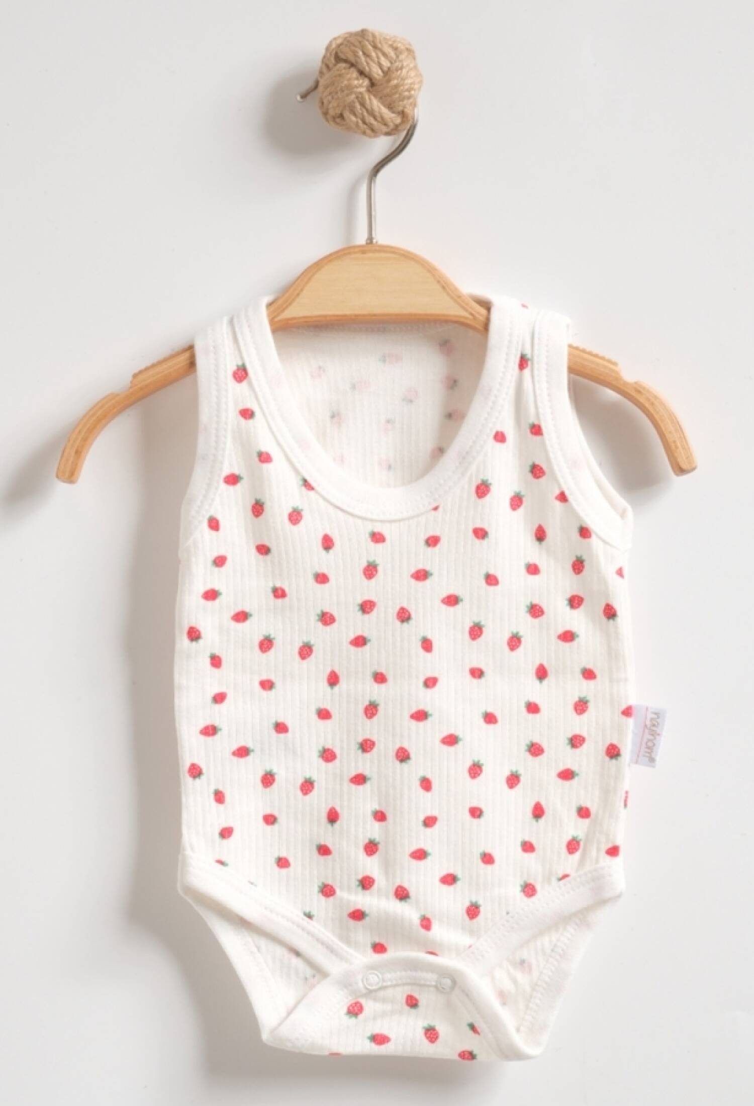 Çilek Desenli Kız Bebe Çıtcıtlı Badi - Brand: NAYINOM - Kids & Bby Clothes From Peralane Kids Turkey