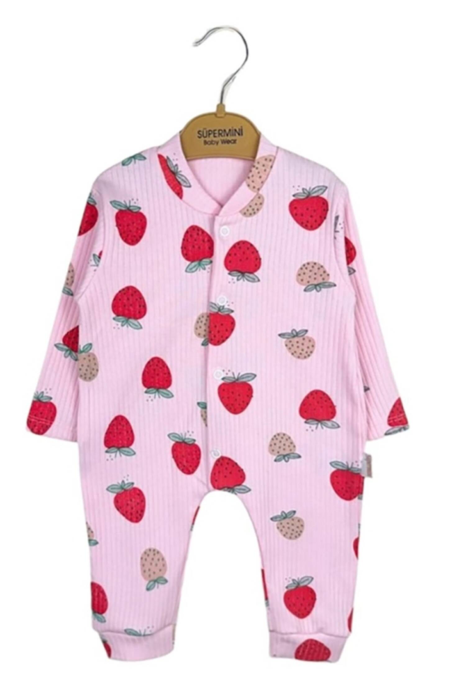 Çilek Desenli Kız Pijama Takım - Brand: SÜPERMİNİ - Kids & Bby Clothes From Peralane Kids Turkey